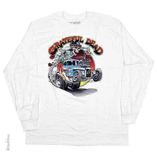 GRATEFUL DEAD-HOT ROD-LONG SLEEVE SHIRT M-L Garcia,Wier,Lesh,Kreutzman RARE
