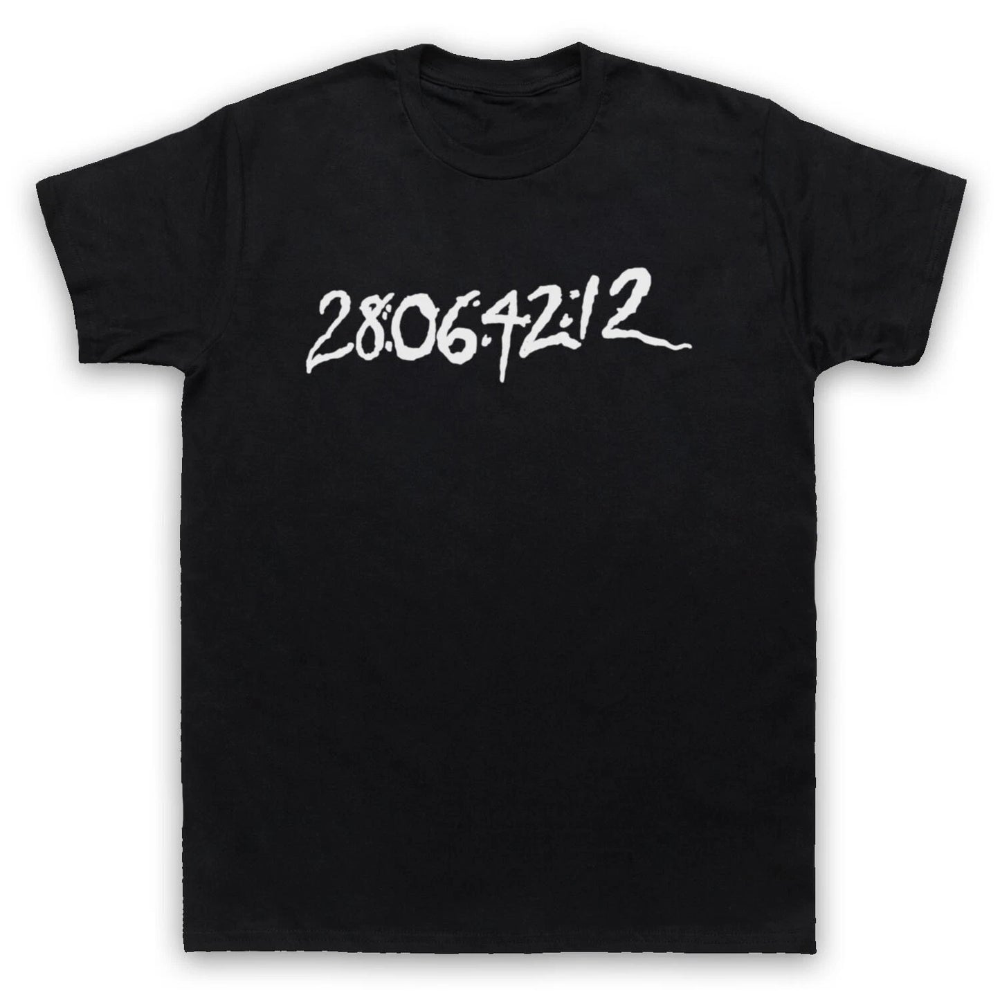 DONNIE DARKO NUMBERS UNOFFICIAL SCI FI CULT FILM TATTOO MENS & WOMENS T-SHIRT
