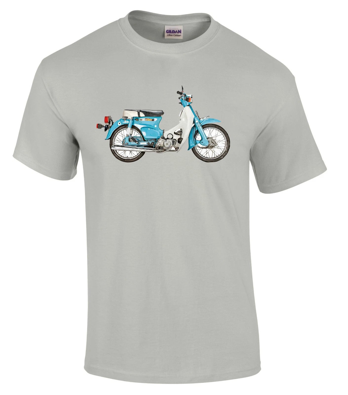 Cub C90/C70/C50 Style Motorcycle Printed T Shirt in 6 Sizes