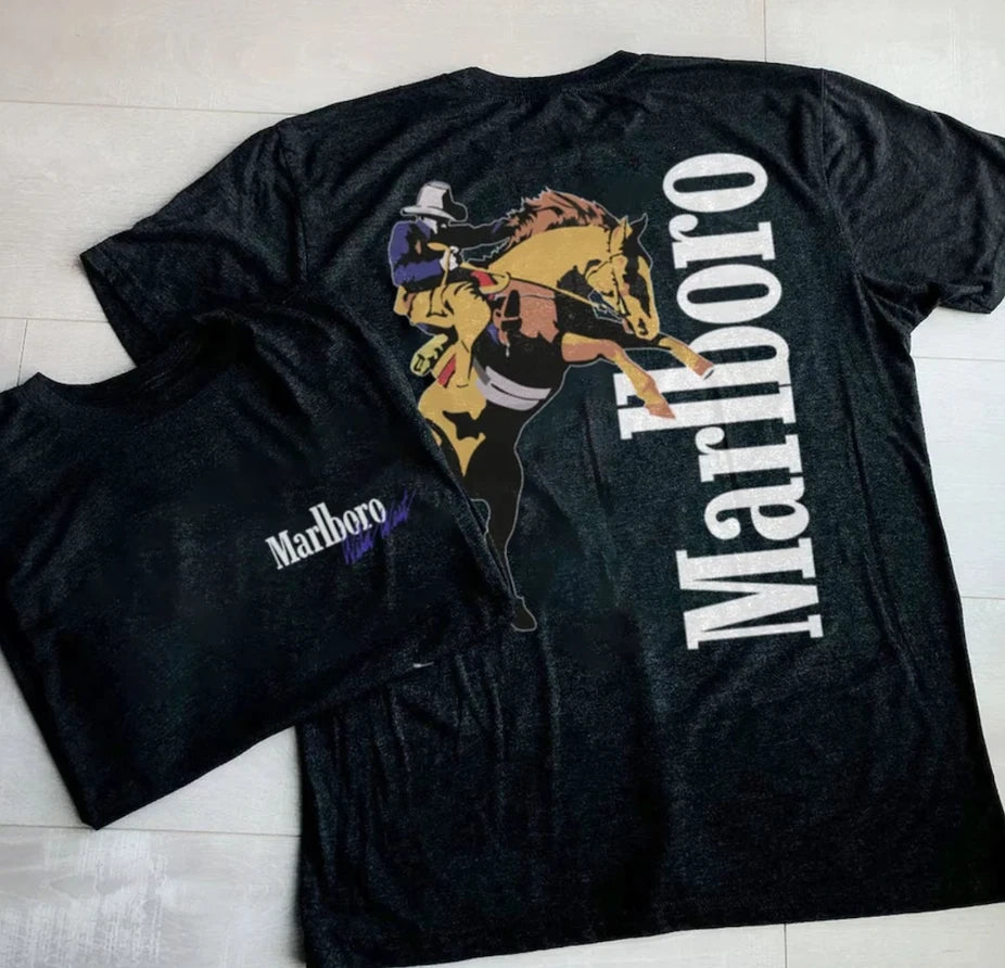 Vintage Marlboro Cowboy Wild West Shirt, Country Music Shirt