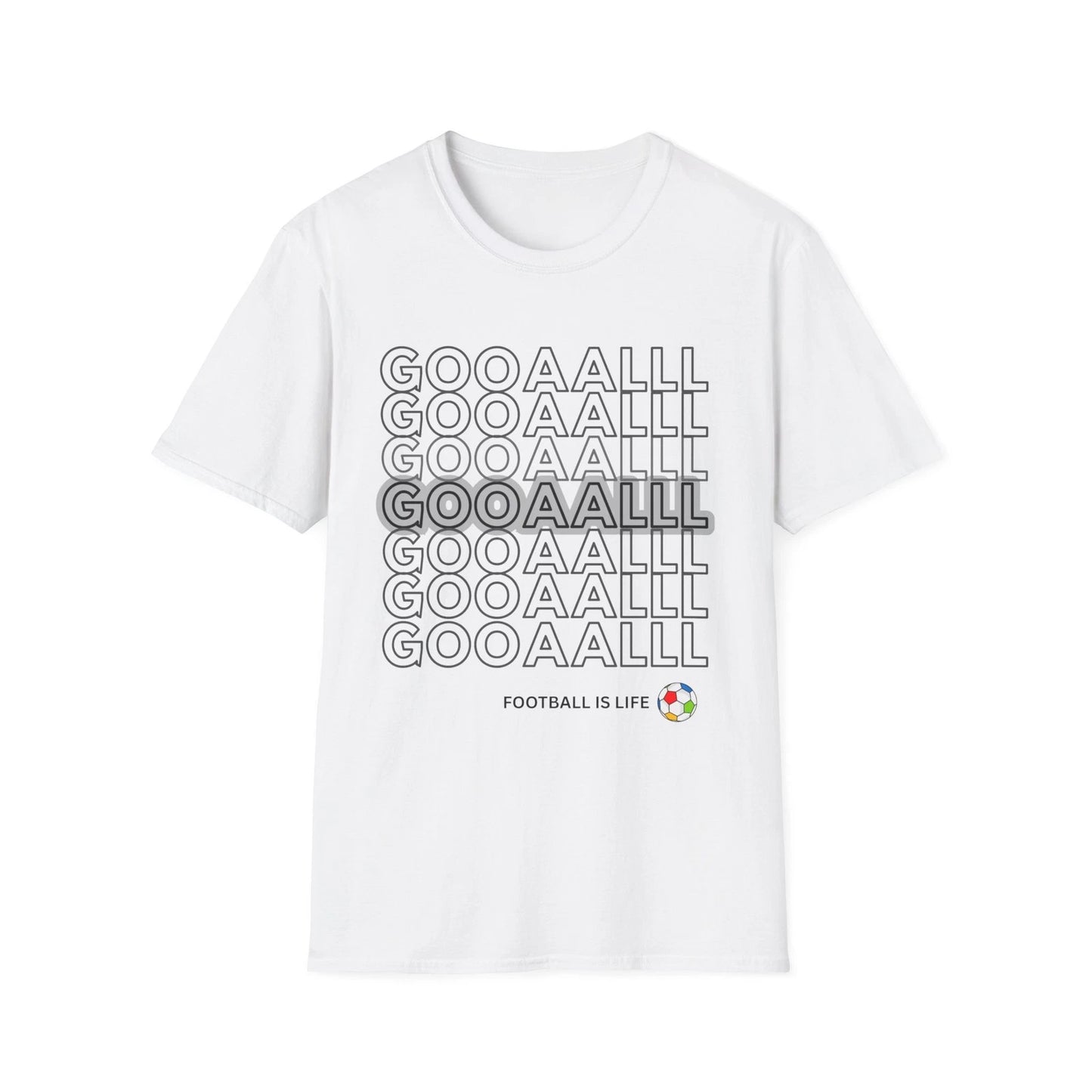 GOAAALL Shirt — Soccer Goal Celebration Tee | Football Fan Graphic Shirt