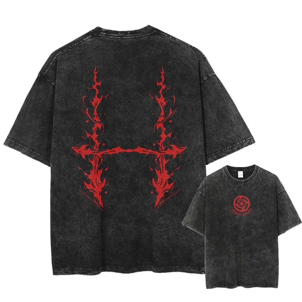 Choso T Shirt Jujutsu Kaisen JJK Anime Acid Wash Vintage Oversized Graphic Men