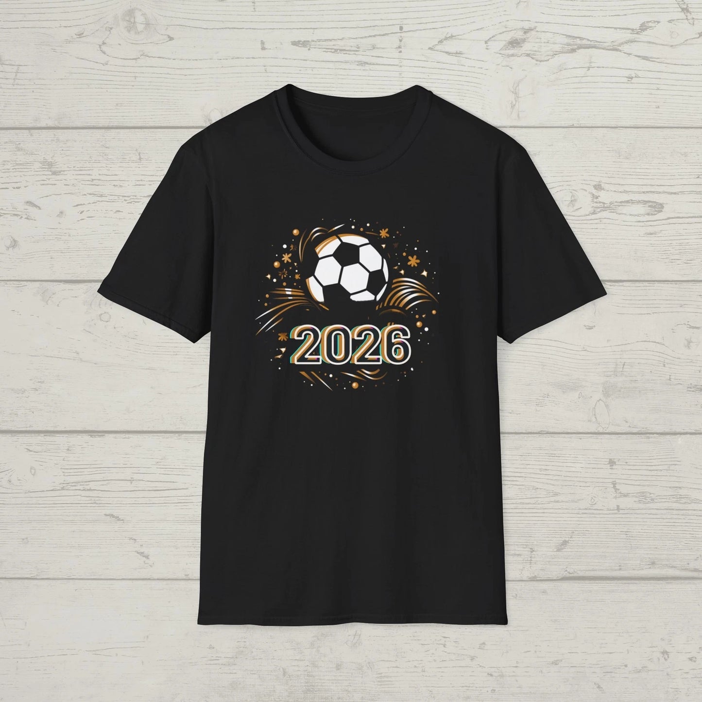 Soccer Ball 2026 Graphic Sweatshirt, Sports Fan Unisex T-shirt, World Cup Ready