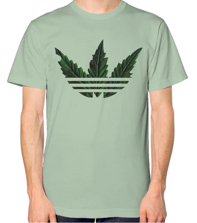 Marijuana T-Shirt Men Ladies Unisex Cannabis Weed Plant Top