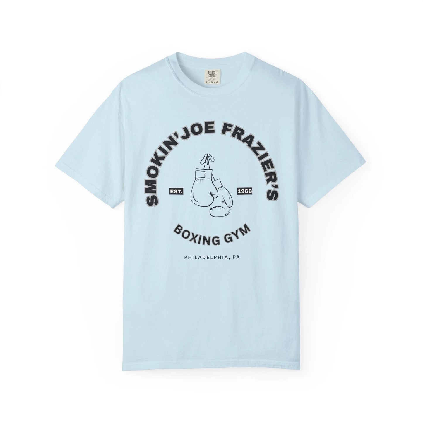 Joe Frazier Boxing Gym T-shirt, Unisex Garment-Dyed T-shirt, Ali-Frazier Shirt