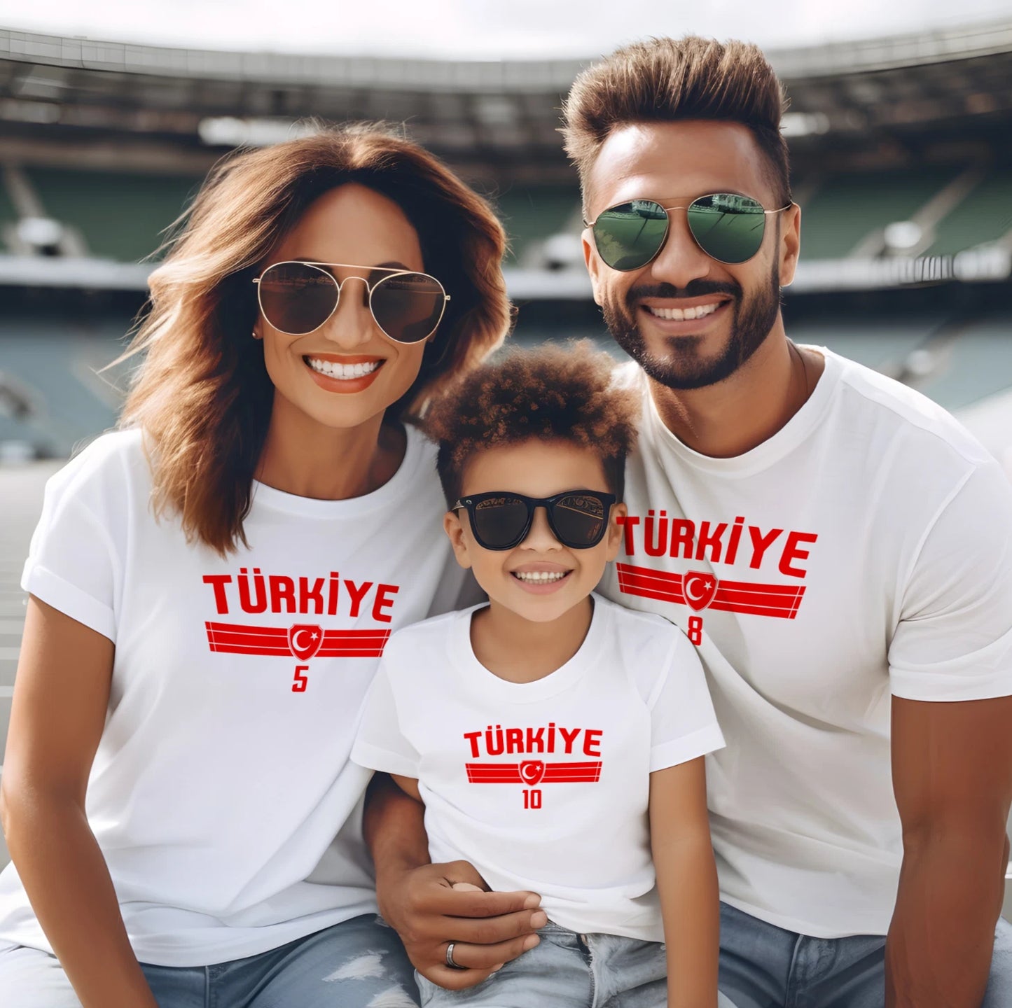 Turkey Fan Shirt Kids and Adults - Desired Name & Number Football Modern WM26