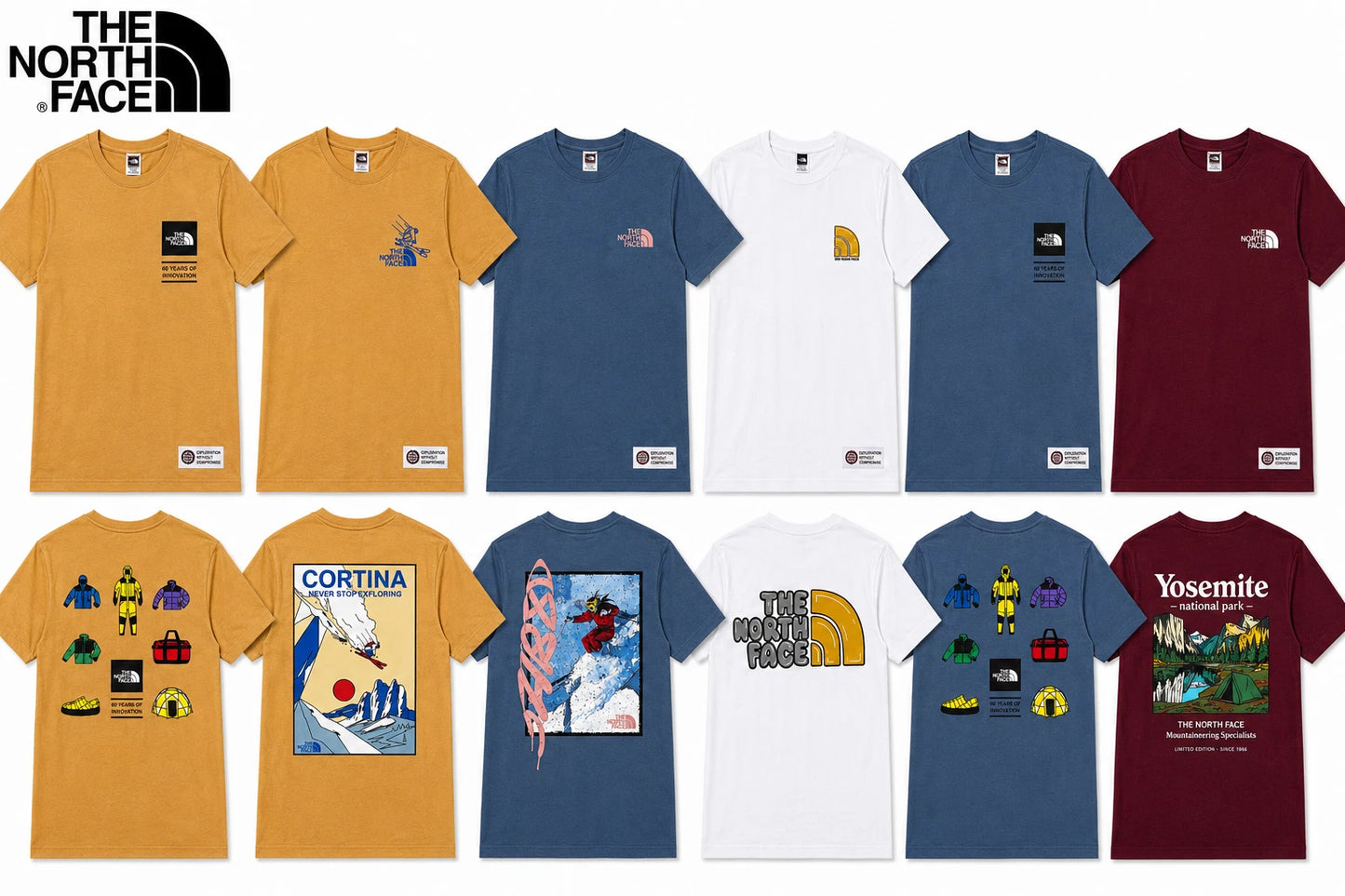 The North Face Mens Casual T Shirts TNF Short Sleeve Tee