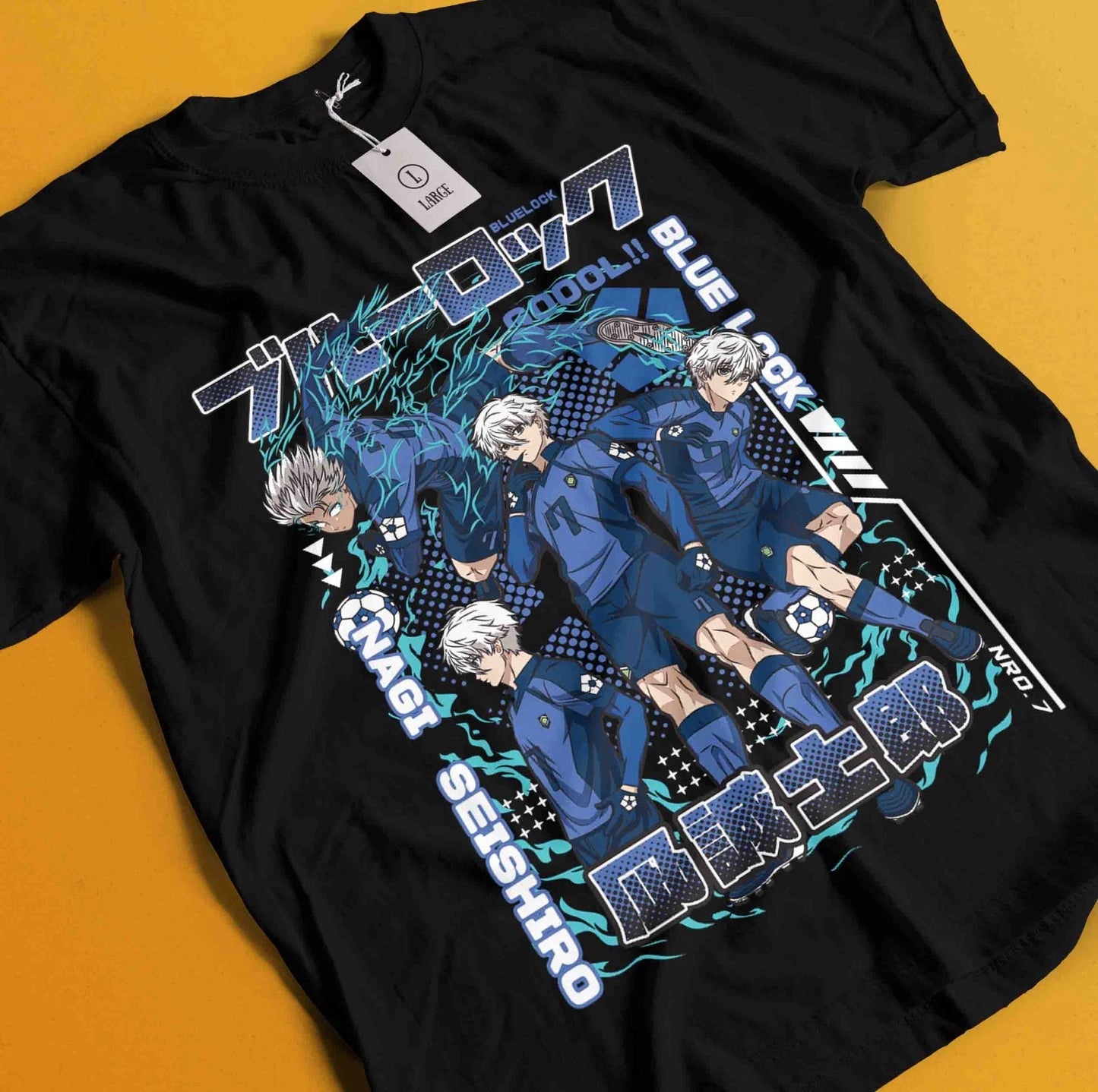 Blue Lock Shirt Seishiro Nagi T-Shirt Isagi Yoichi Tshirt Rin Itoshi Soft Tee