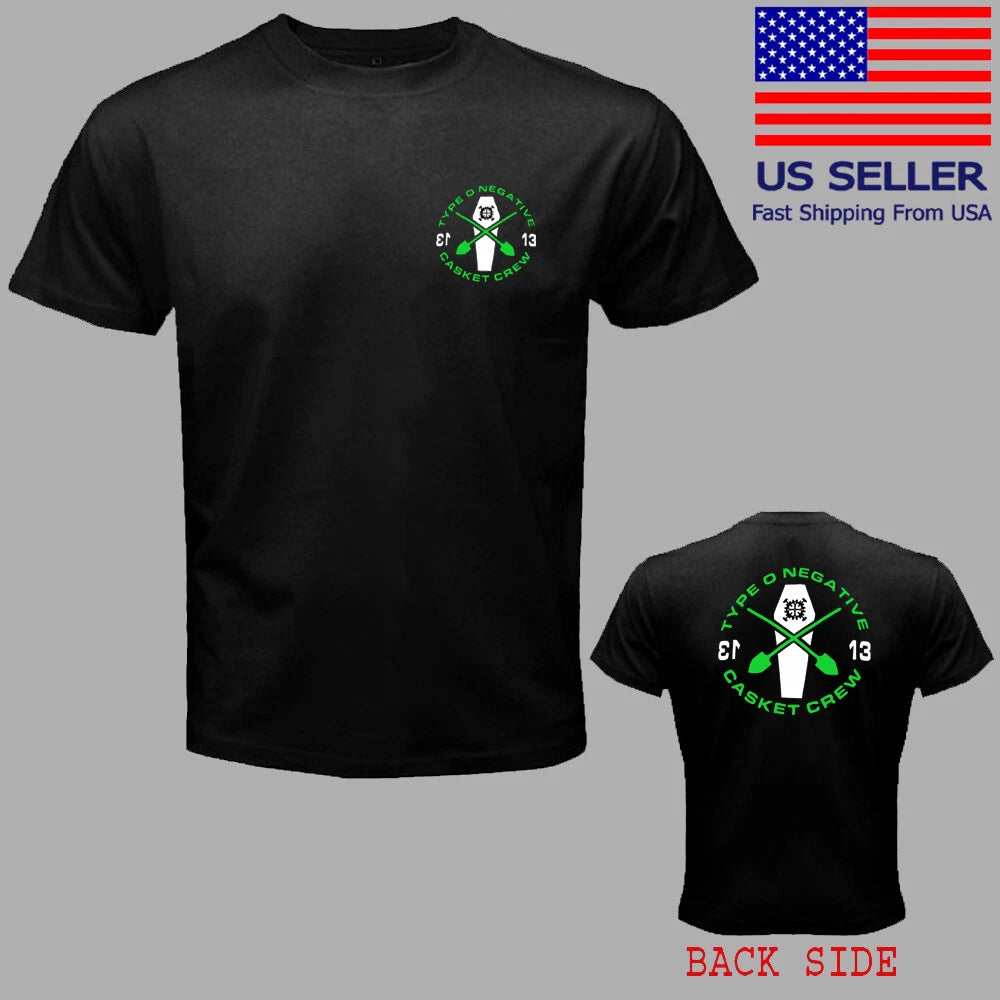 TYPE O NEGATIVE Casket Crew Men's Black Size S to 5XL