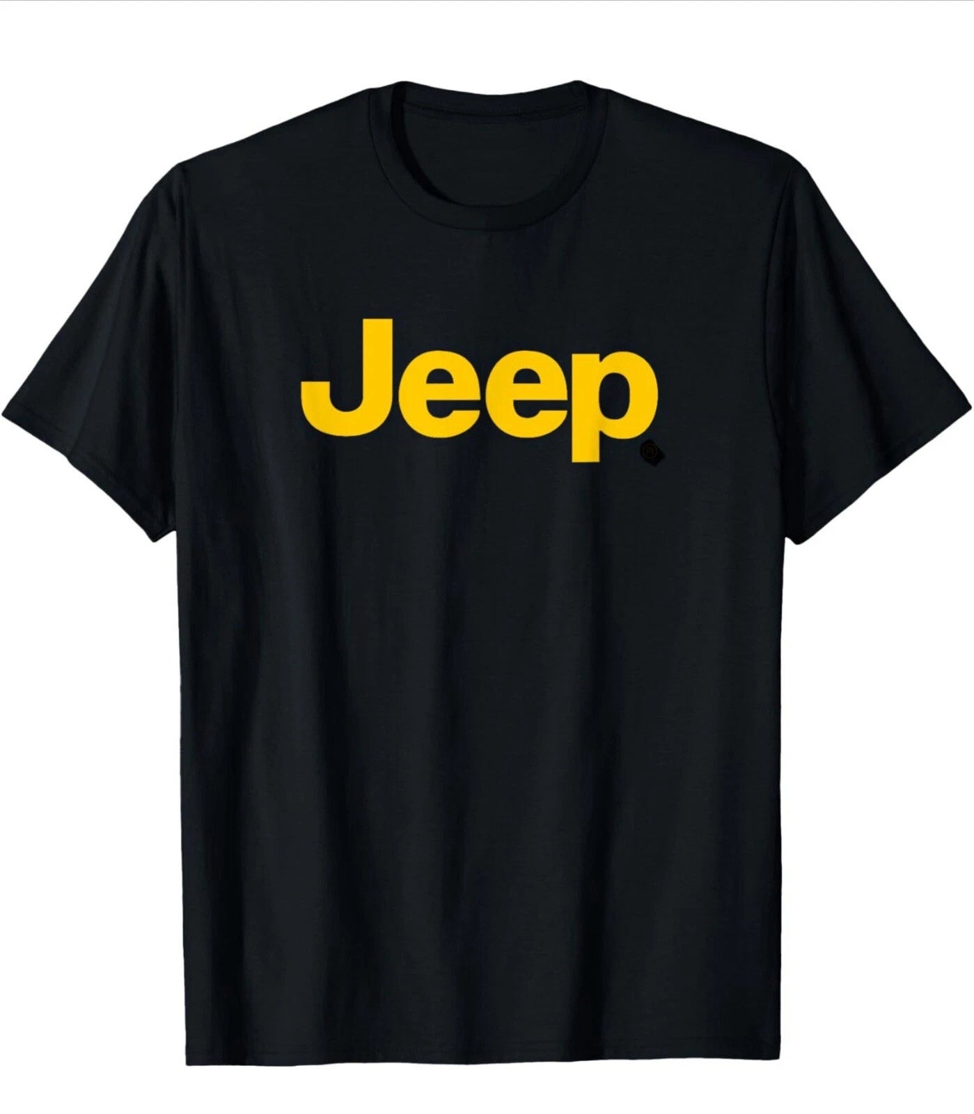 Jeep T-Shirt Men's EXTRA LARGE Black Short Sleeve Yellow Letters