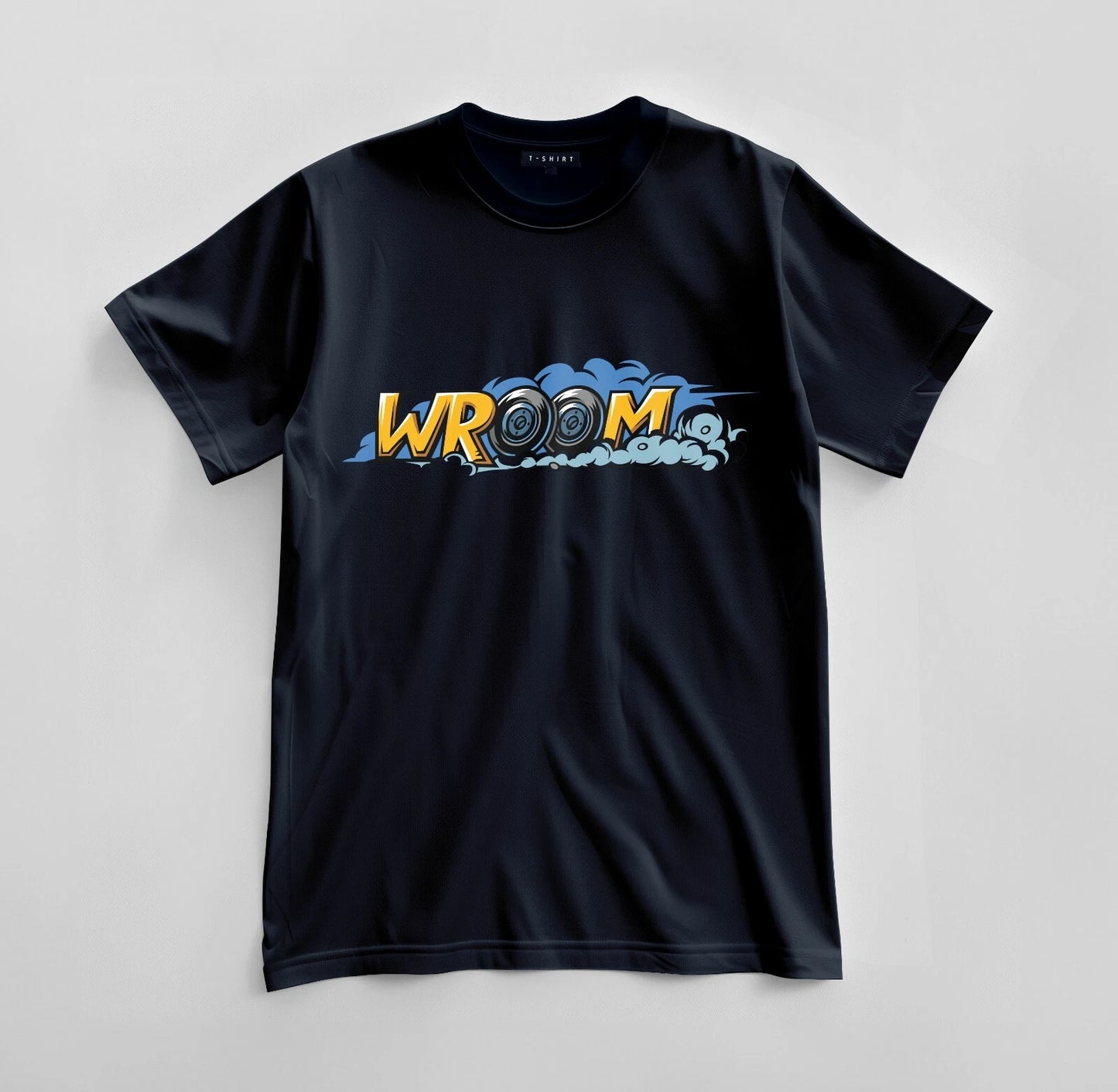 Custom Wroom Graphic T-shirt Design Unisex Jersey Short Sleeve Tee