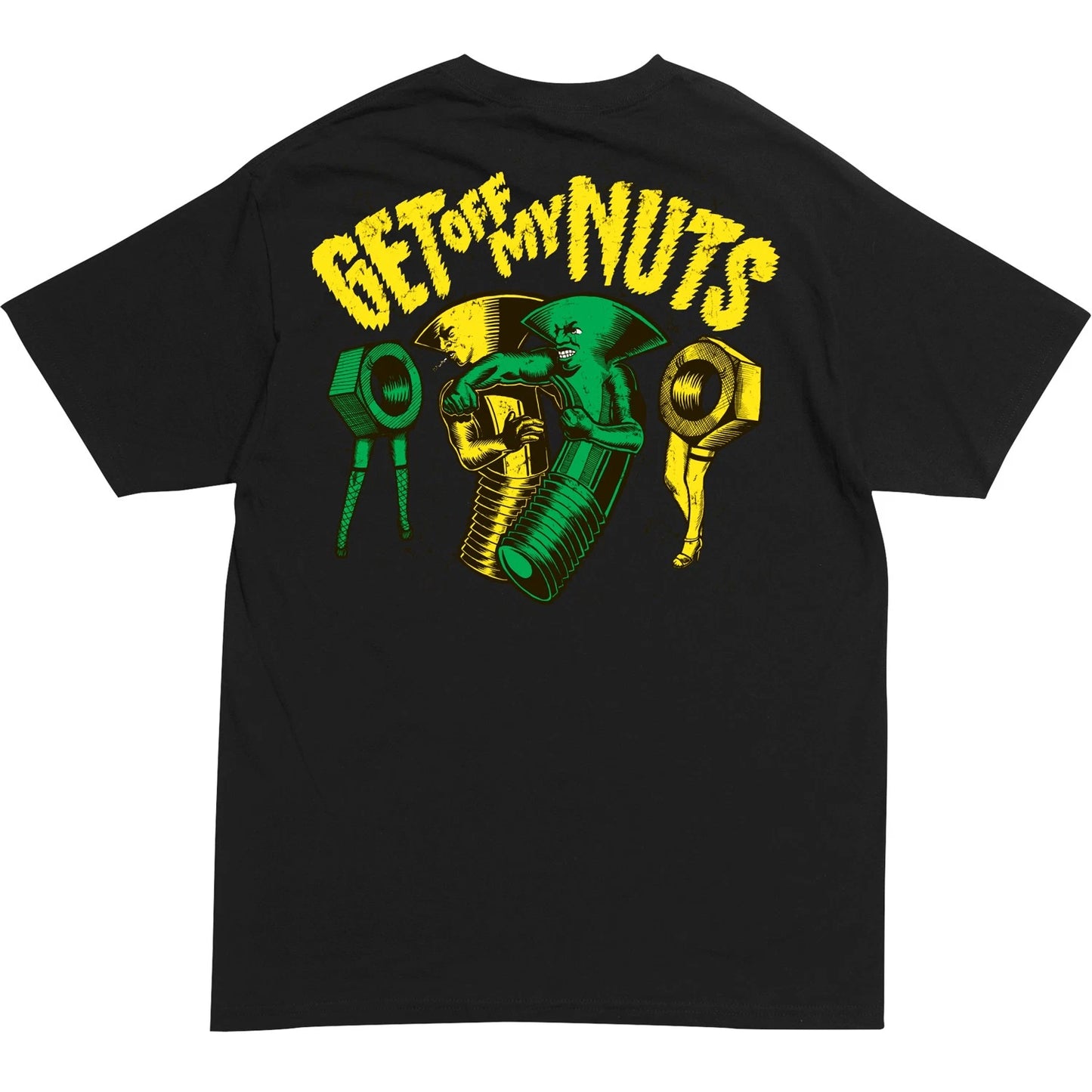 Shake Junt Shirt Get Off My Nuts Black