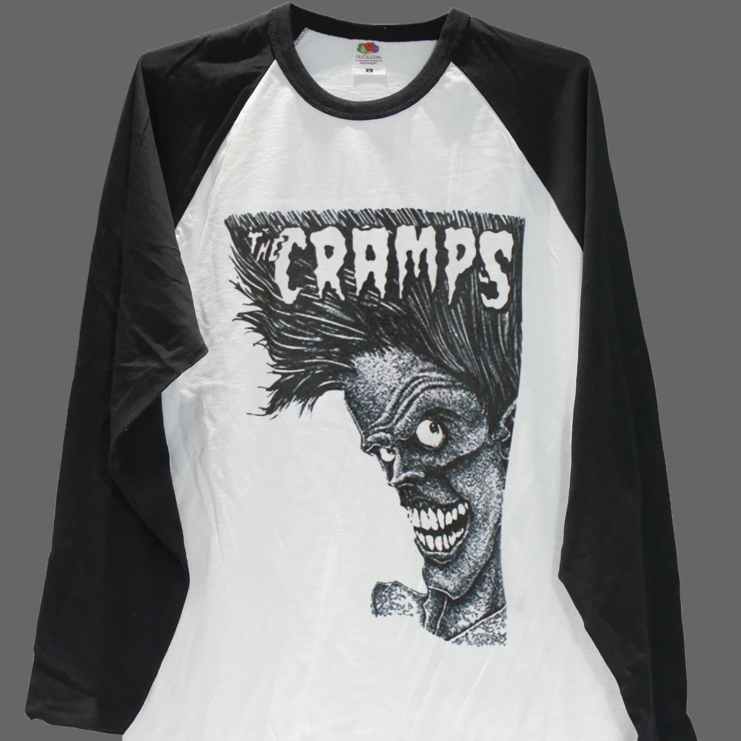 The Cramps Psychobilly Punk Rock Long Sleeve Baseball T-shirt Unisex S-3XL