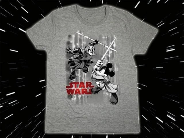 Disney Adult Shirt For Adults And Kids - Star Wars Weekends 2012 Logo Grey