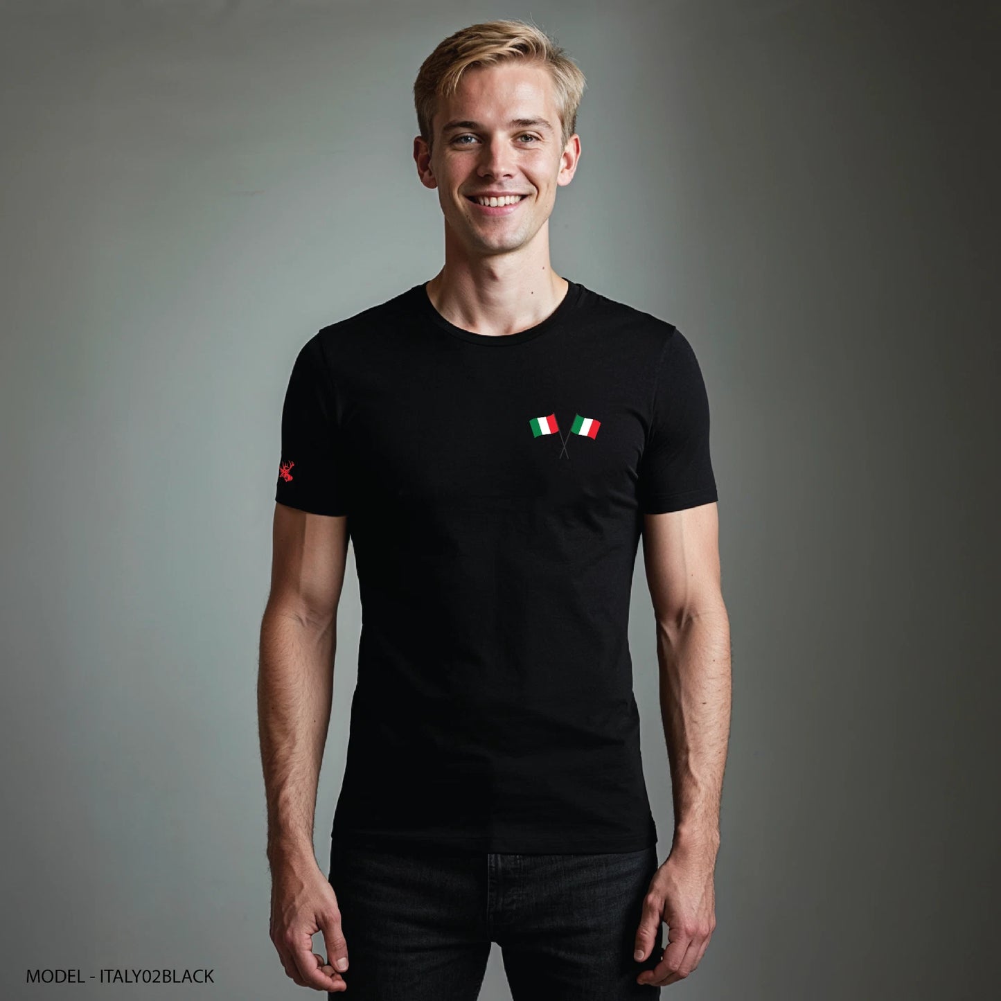Soccer Colletion Penn Deer Tshirt with Italy Flag 2026