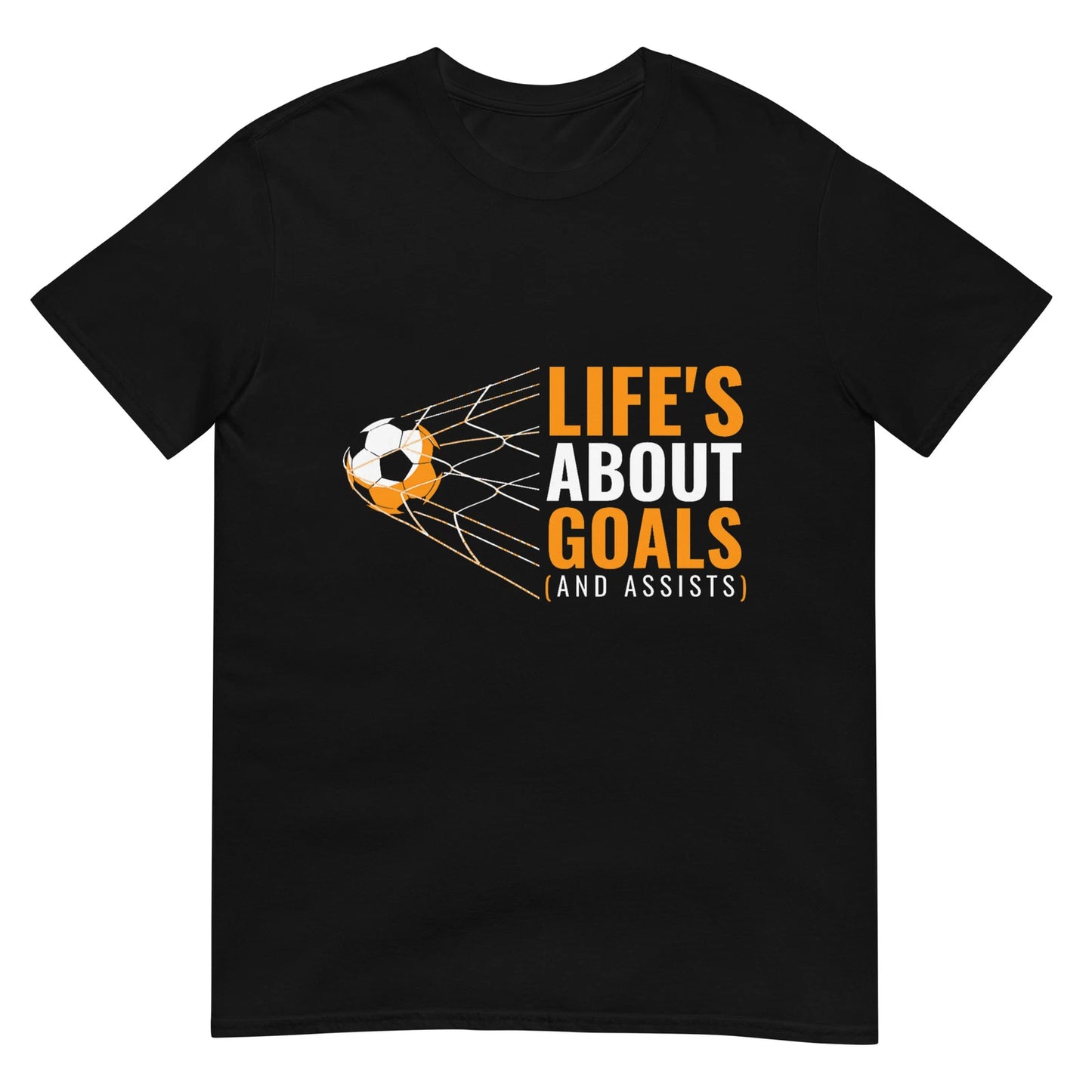 Soccer Shirt for Boys 'Life's About Goals' Boys Soccer T-Shirt