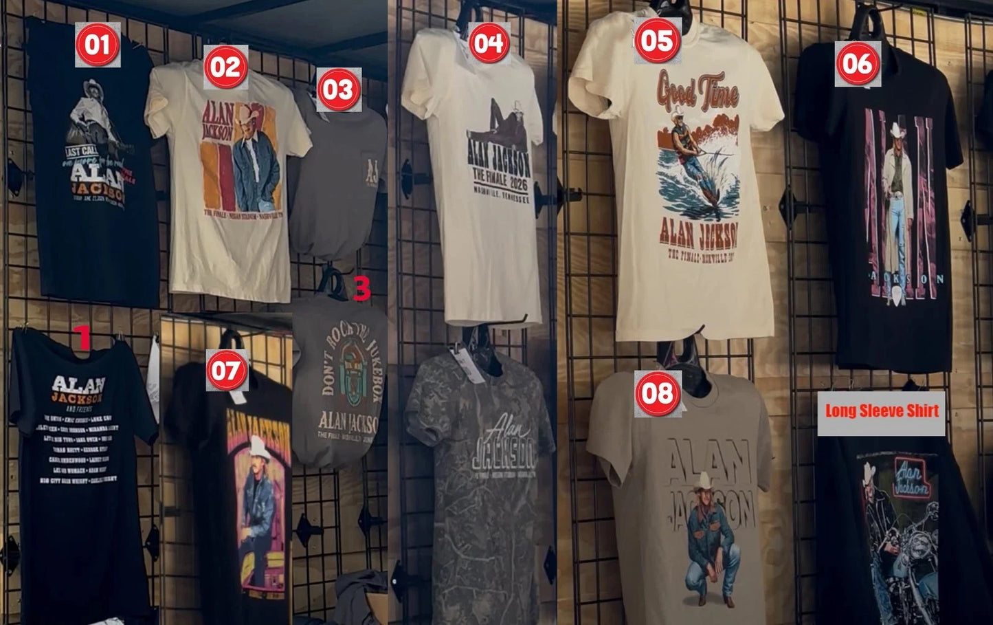 Custom Alan Jackson Nissan Stadium Nashville June 27th 2026 Tour T-shirt reprint