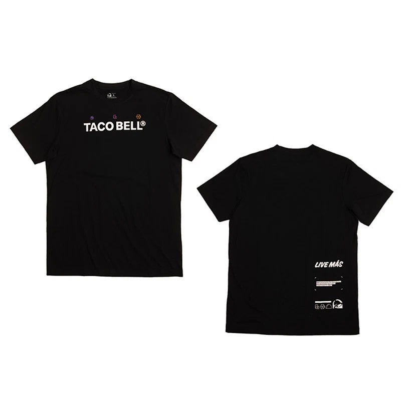 TACO BELL ๐ฎ๐ Employee Unisex Short Sleeve Screen Print LIVE MAS NiB Uniform