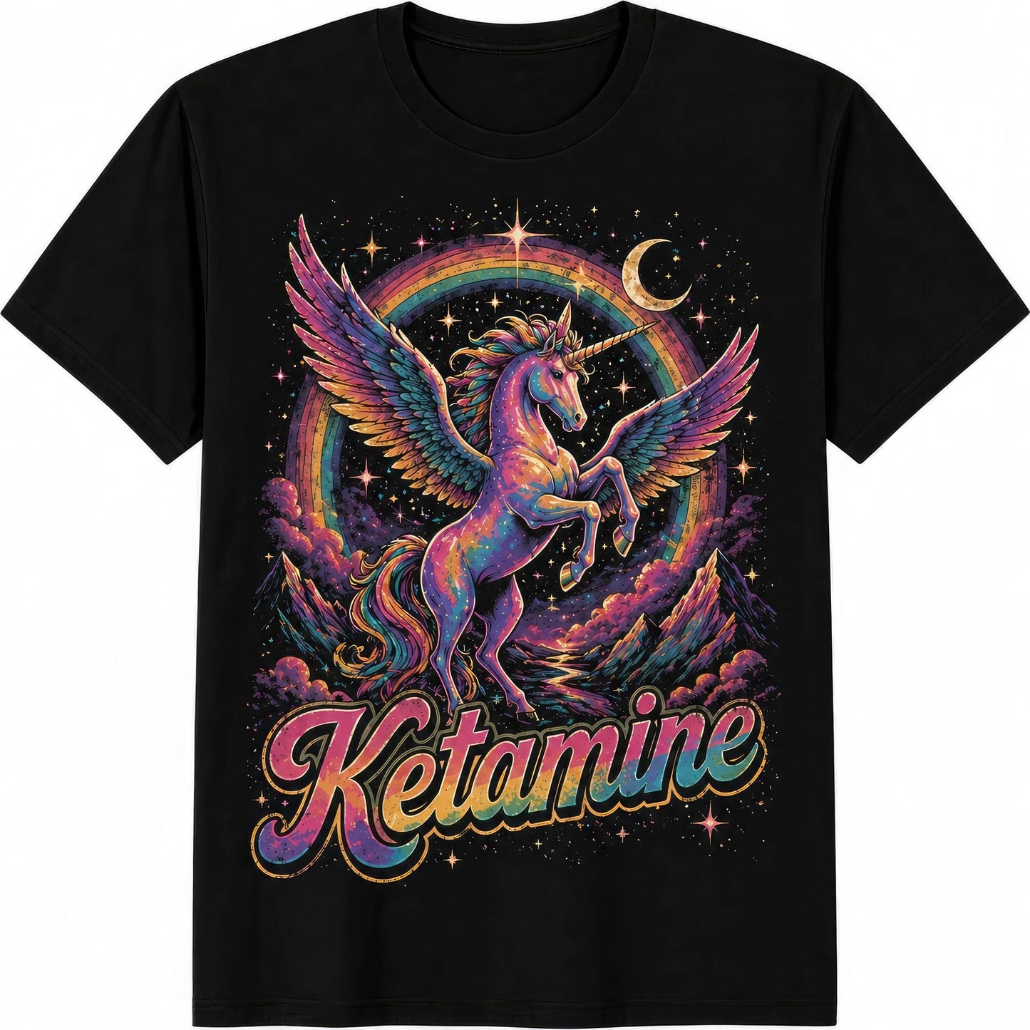 Ketamine Horse Funny Meme Graphic Gift Idea Unisex T-shirt