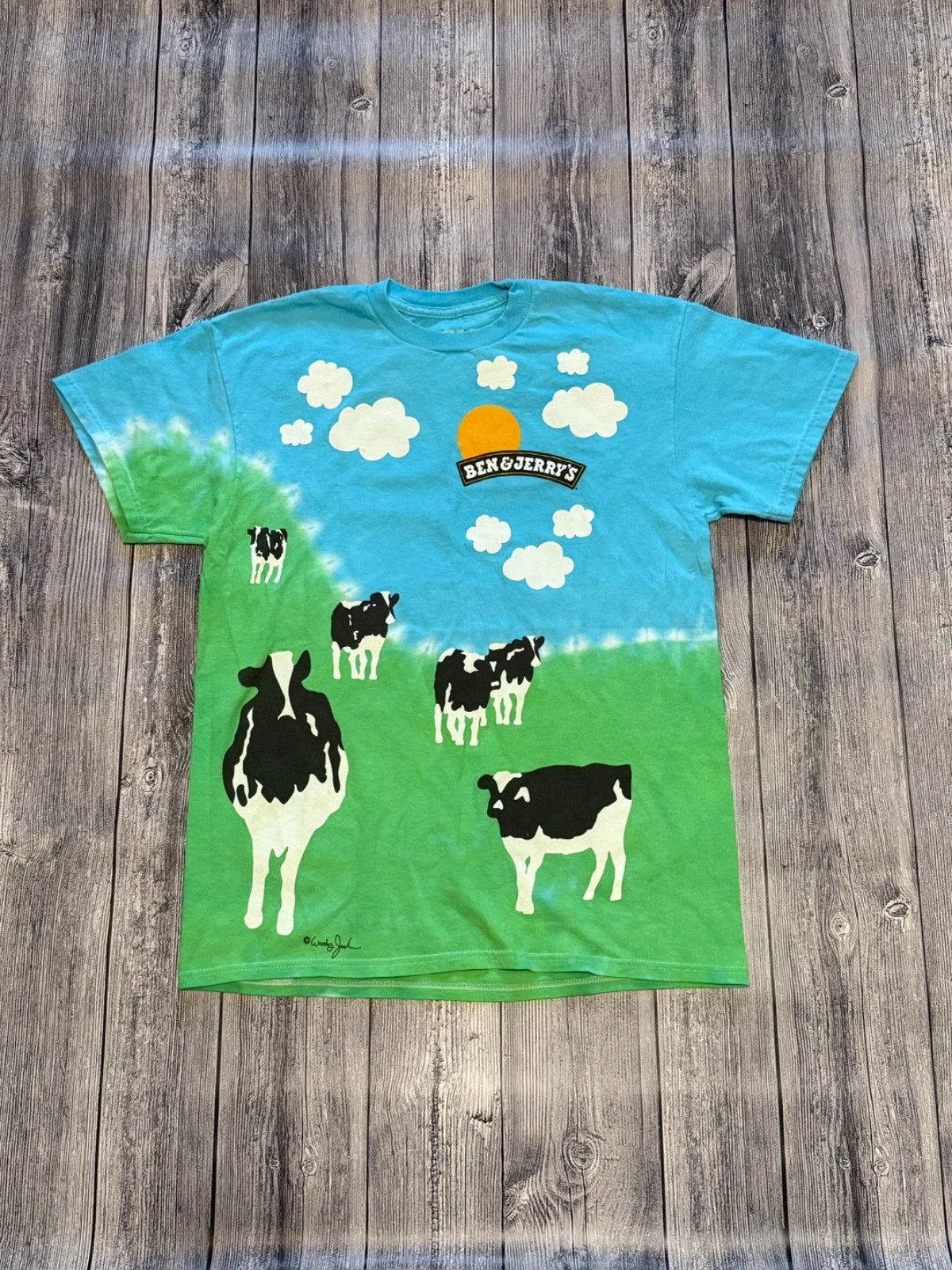 Ben Jerrys Euphoria Tee Made In USA