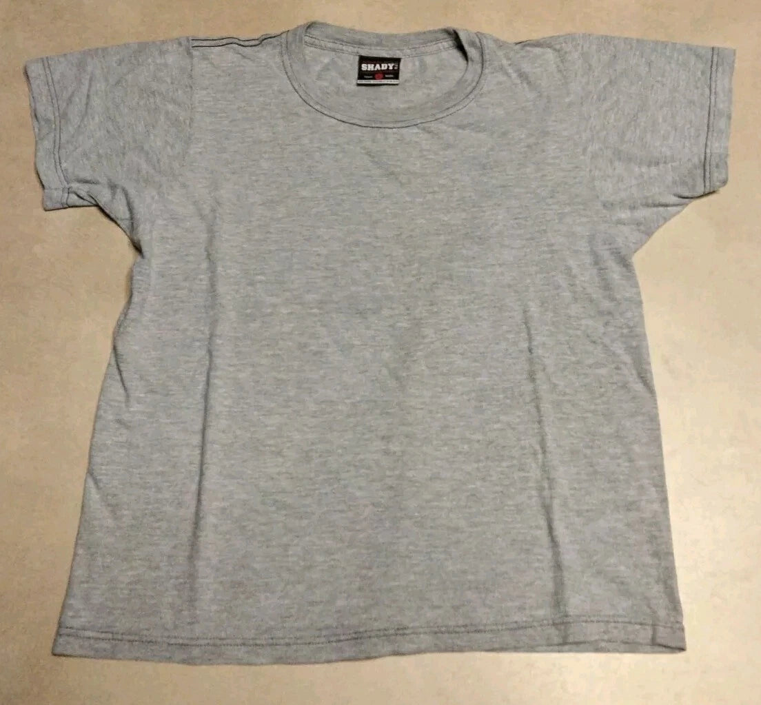 VTG Shady ltd Low Profile Simple Shirt Eminem 8 Mile Y2K Gray Small Rap Hip Hop