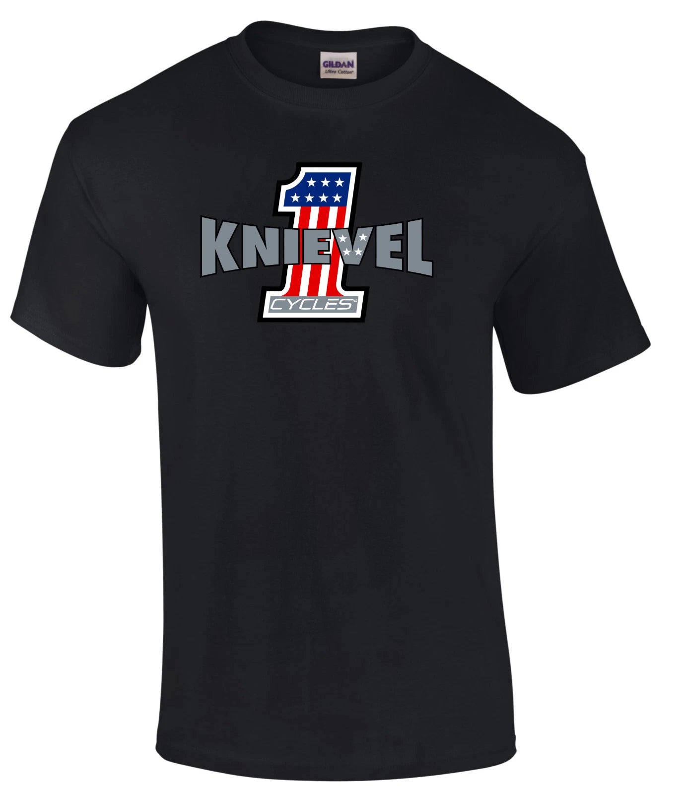 Evel Knieval Cycles Style Motorcycle Printed T Shirt in 6 Sizes