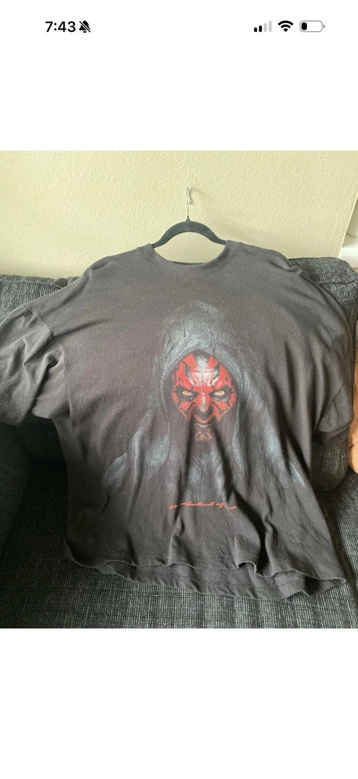 Darc Sport Star Wars “The Power Of The Dark Side” Maul Premium Shirt Black 3XL