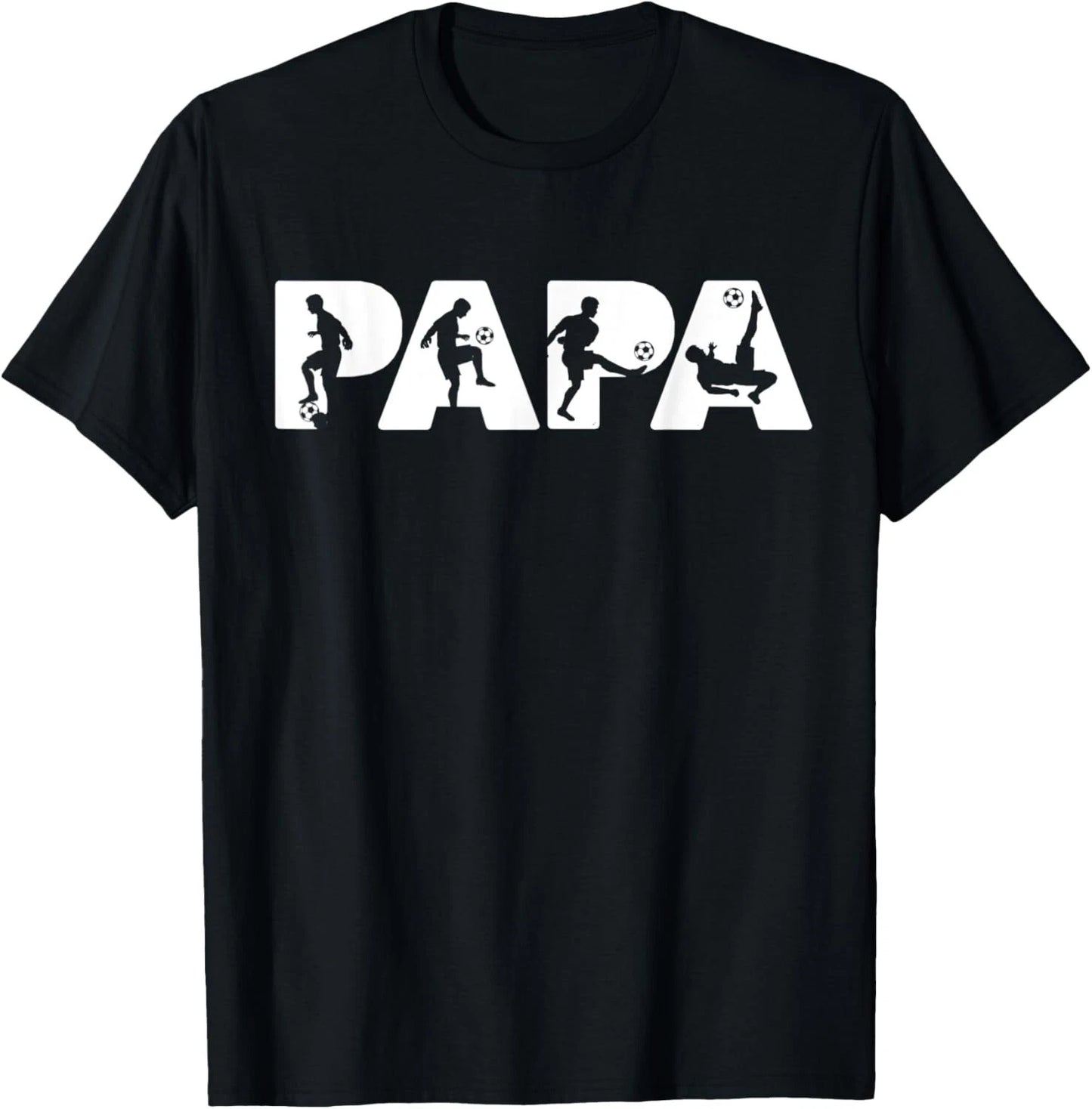 Mens Soccer Dad T Shirt_ Funny Papa Soccer Father Gift Unisex T-Shirt
