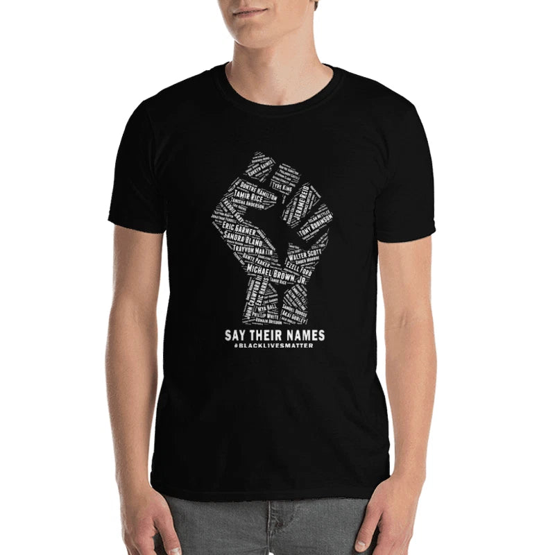 Black Lives Matter Say Their Names #BLM Tee Gildan Unisex T-Shirt S/M/L/XL/2XL
