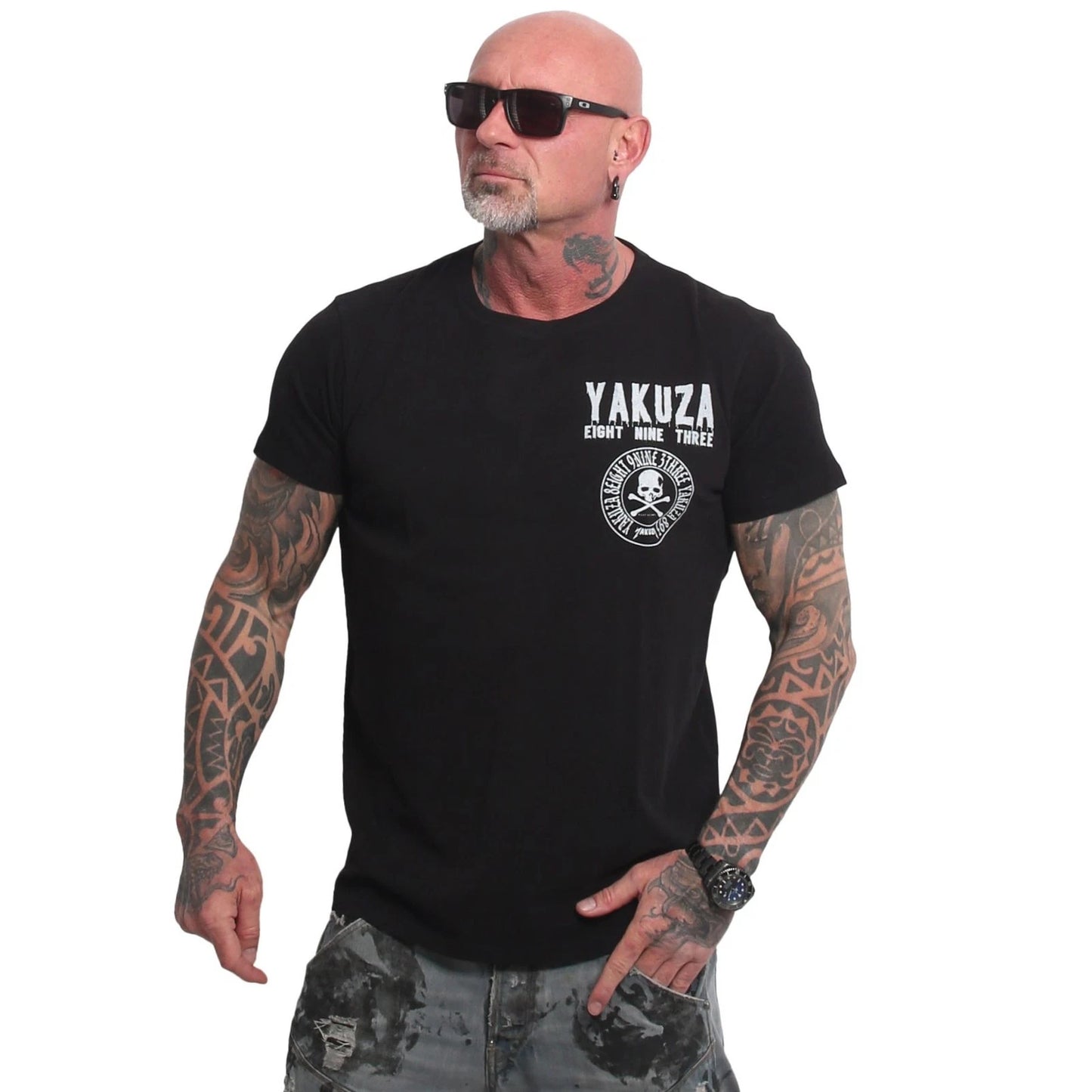 New Yakuza Men's Unicon Regular T-Shirt - Black