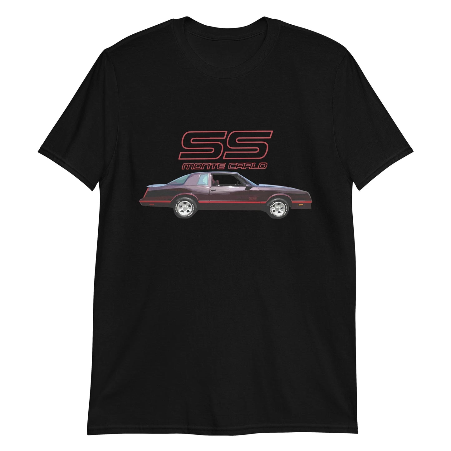 1987 Chevy Monte Carlo SS Aerocoupe Burgundy Classic Car T-Shirt