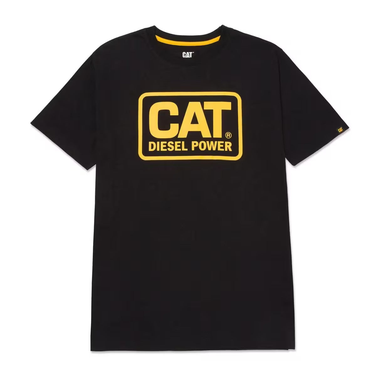 Caterpillar Men Diesel Power Tee Black/Yellow XXL Apparel