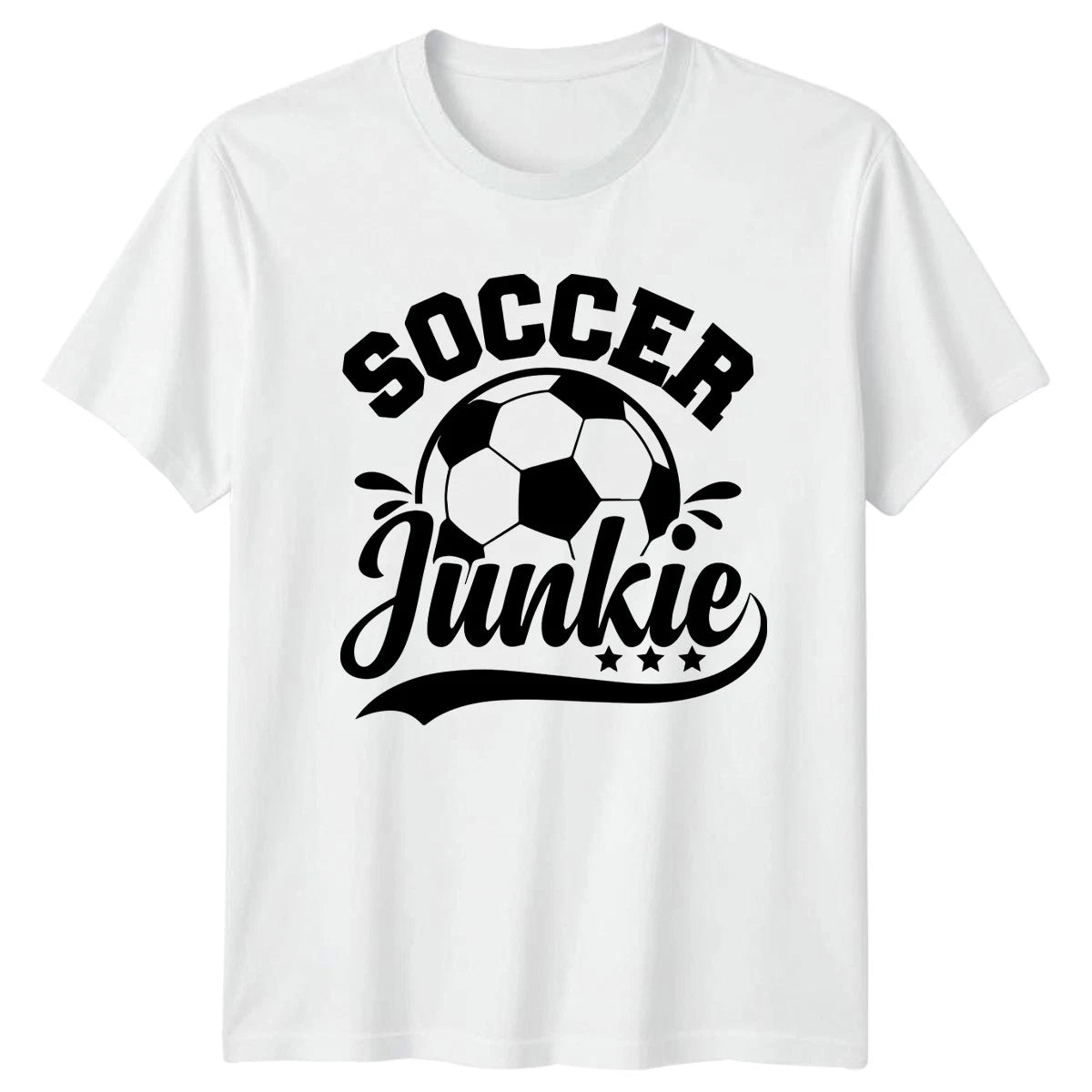 Soccer Junkie T-Shirt Funny Sports Fan Soccer Christmas Gift For Him And Her