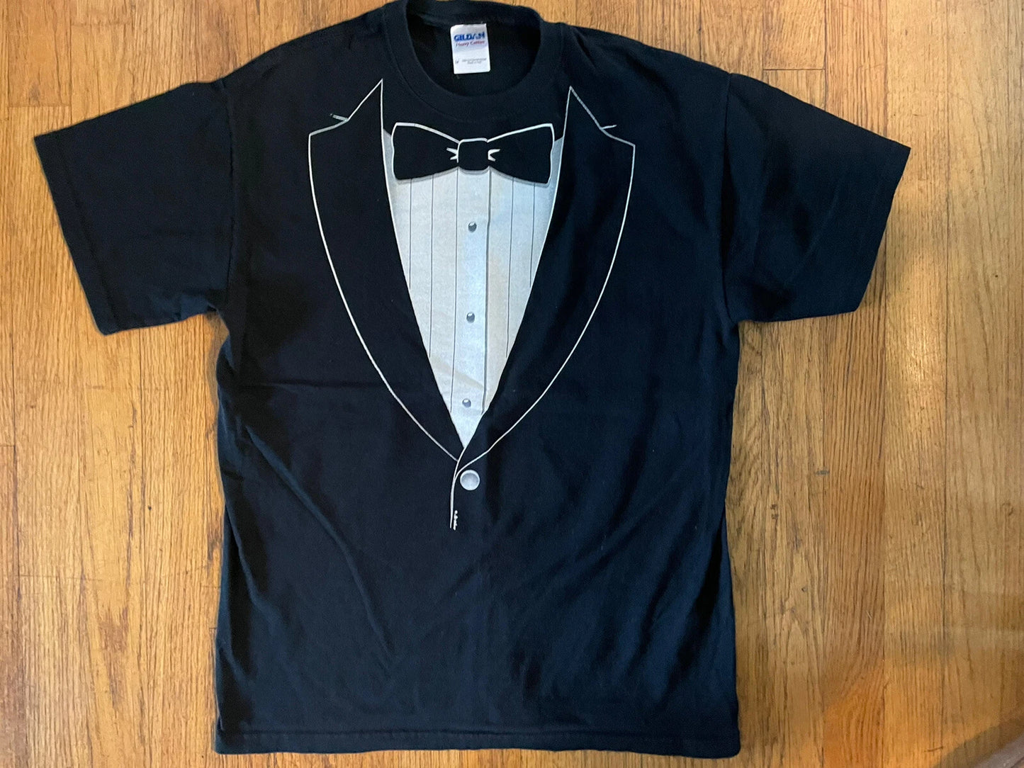 SIMPLE TUXEDO SHIRT - Unisex Cotton T-Shirt Size M Gildan Heavy Cotton Shirt
