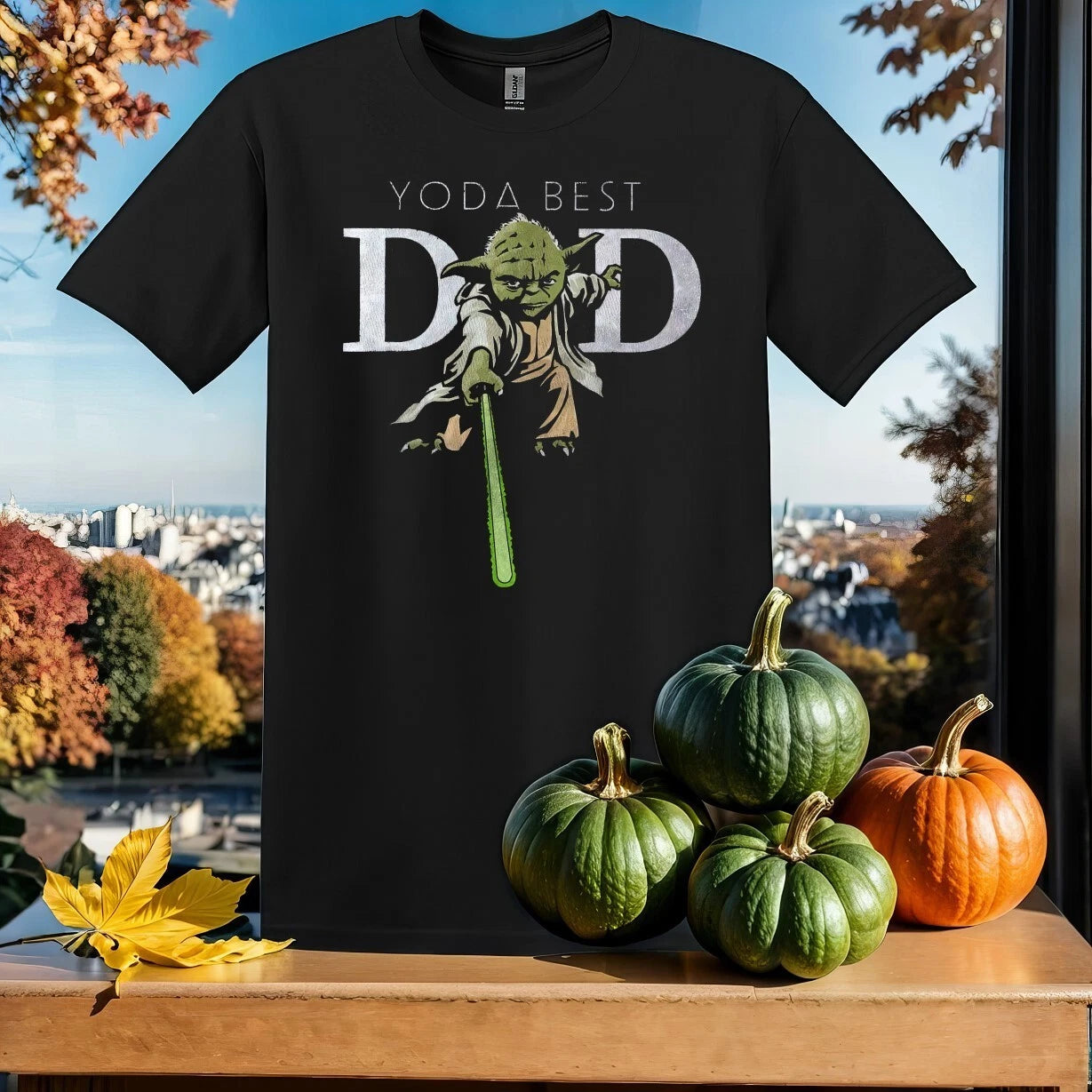 Retro Star Wars Yoda Best Dad T-shirt T shirt Men Women Unisex Tshirt SY707
