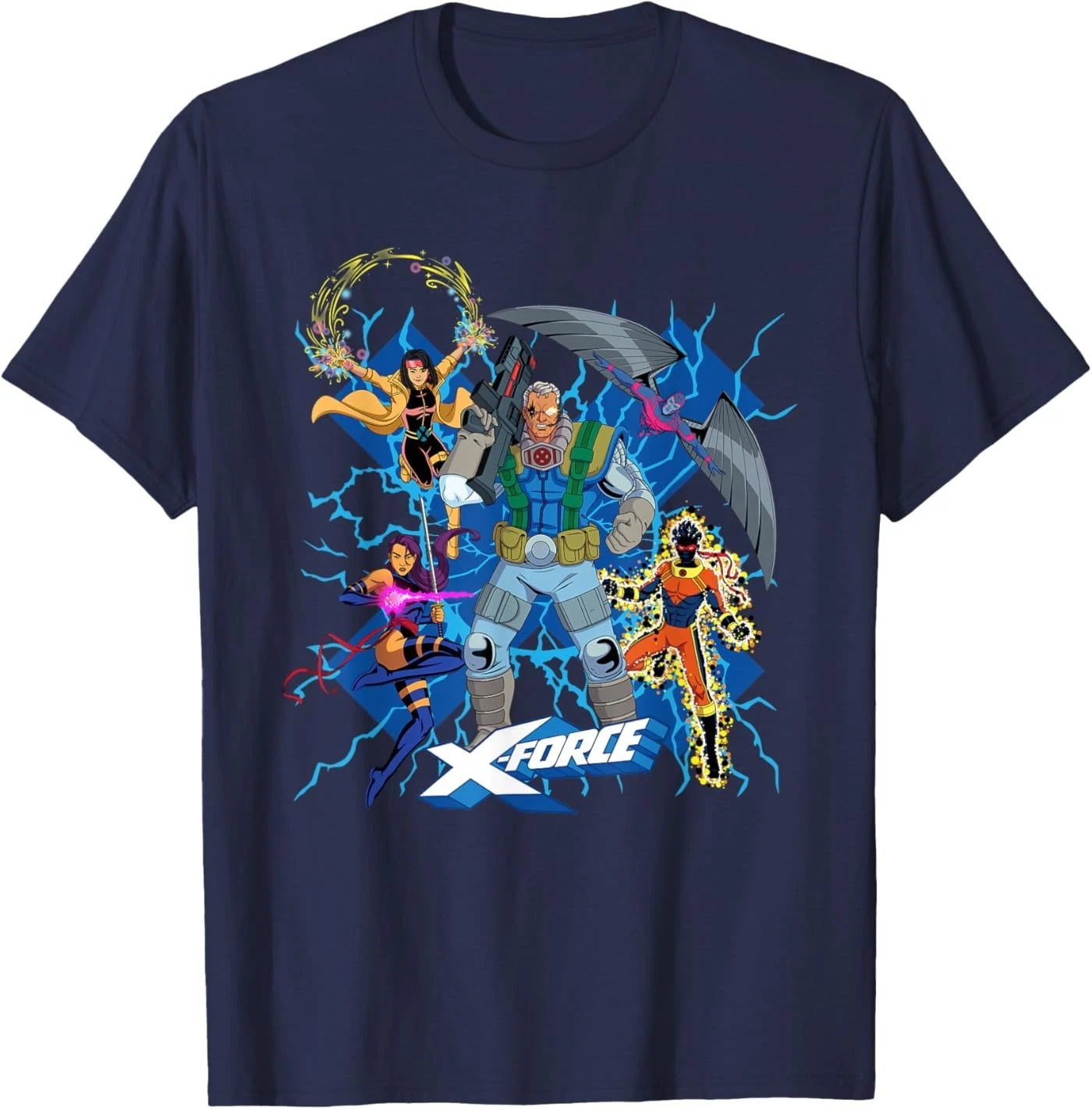 X-Men '97 Season 2 Cable and X-Force Team T-Shirt