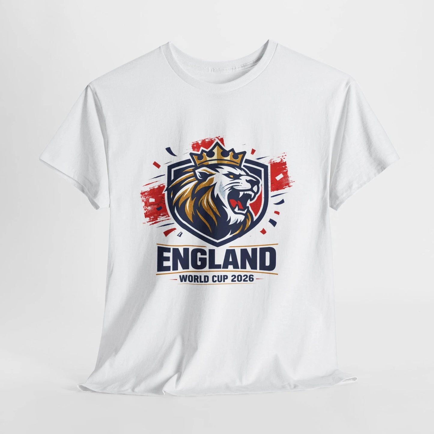 England Lion Crest T-Shirt | World Cup 2026 Football Tee