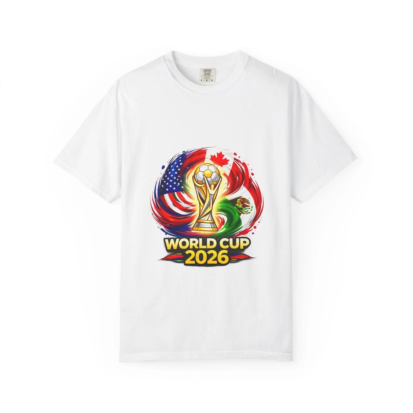 World Cup 2026 Trophy Soccer T-shirt | USA Canada Mexico