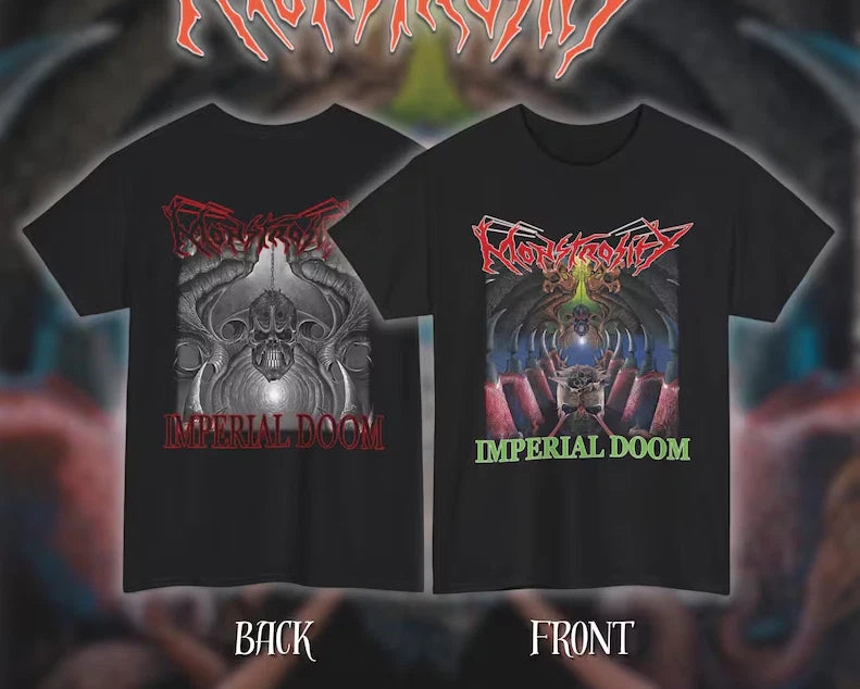 Monstrosity – Imperial Doom: Classic Heavy Cotton Unisex Death Metal Band