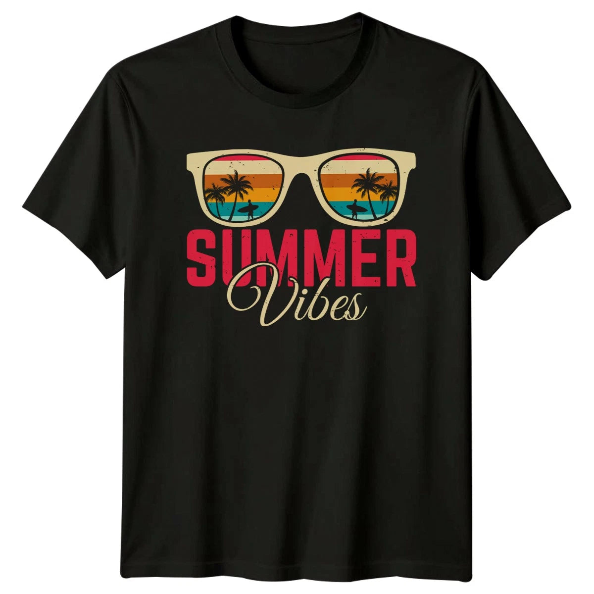 Summer Vibes T-Shirt Beach Life Surfing Summer Holiday Gift For Him And Her