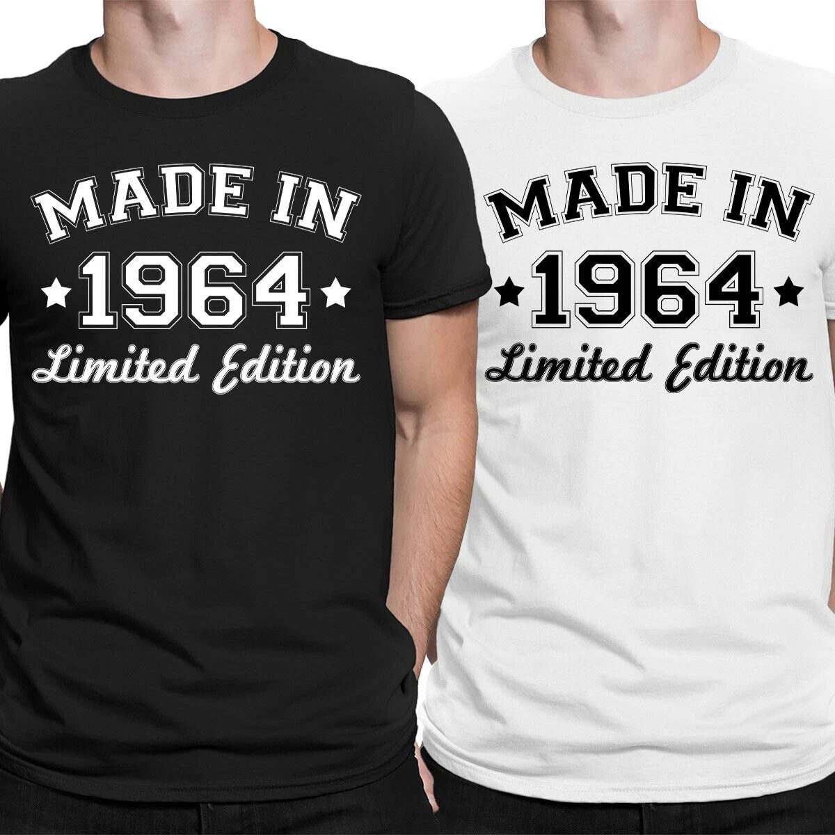 62nd Birthday Gift T-shirt Made in 1964 Limited Edition Mens T-Shirt Tee Top