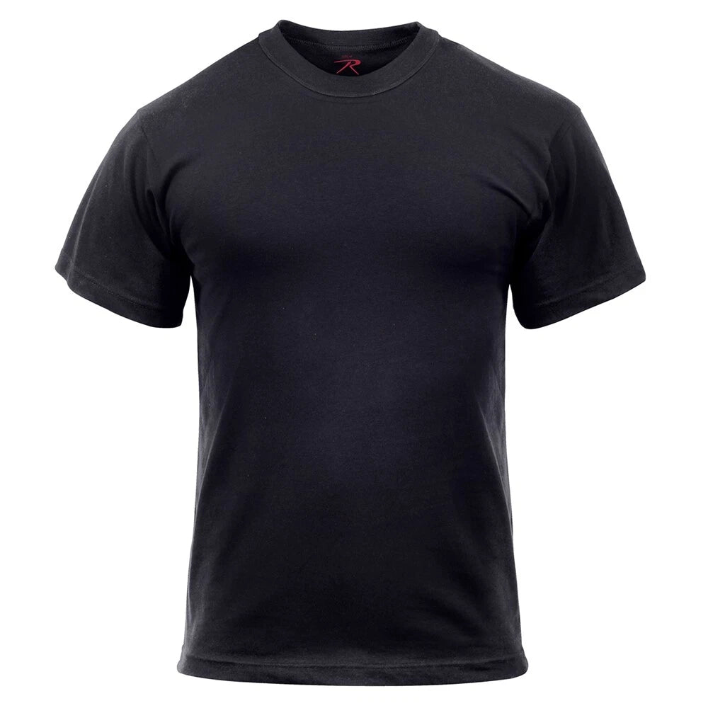 Rothco Solid Color Polyester Blend Army Military Outdoor Short Sleeve T-Shirt
