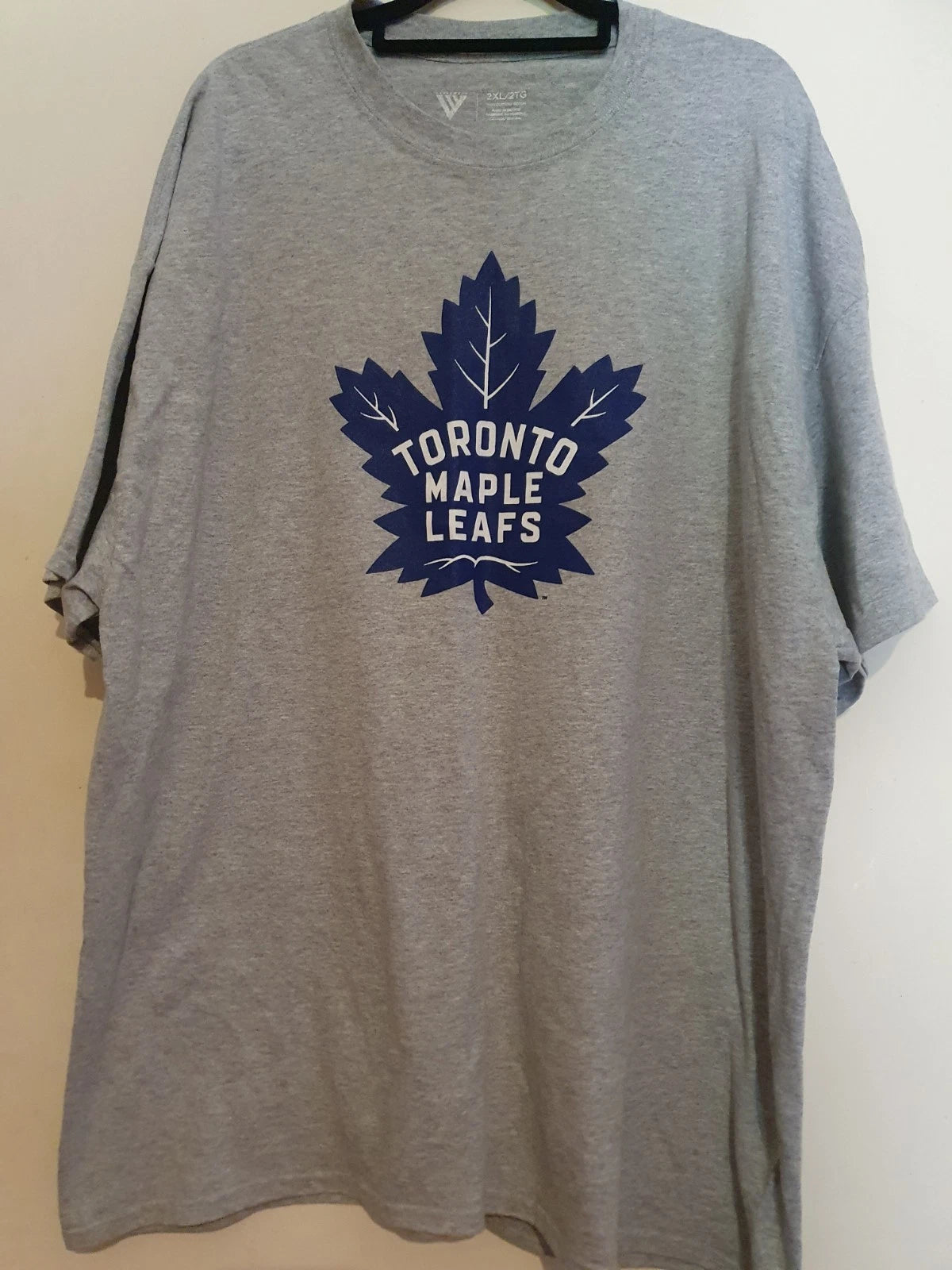 Toronto Maple Leafs T Shirt Size 2XL Grey NHL
