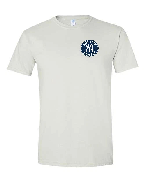 NY Yankees Left Chest Graphic Logo, TEES, New York Baseball Unisex. All Sizes!!