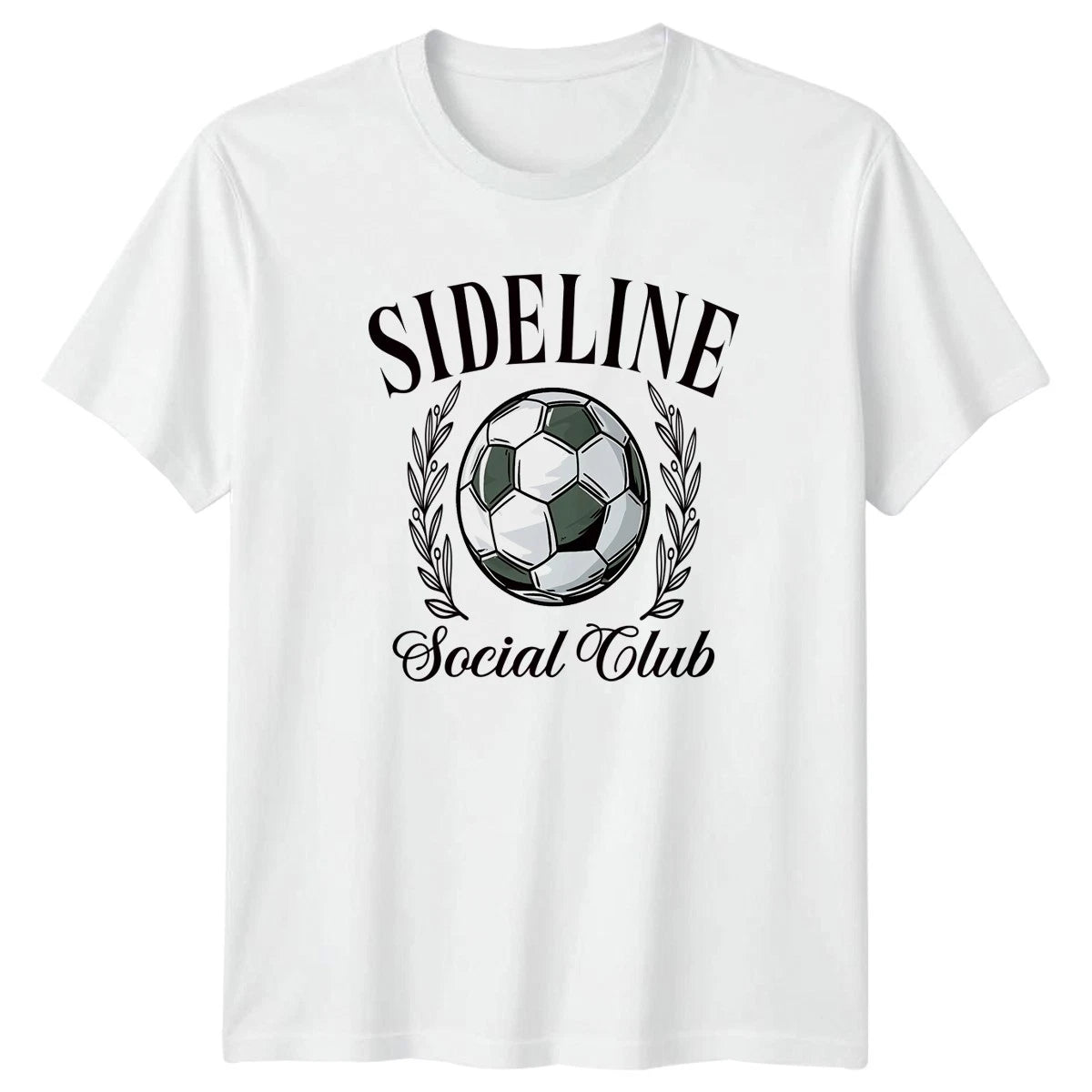 Sideline Social Club T-Shirt Soccer Fan Football Birthday Gift For Him And Her