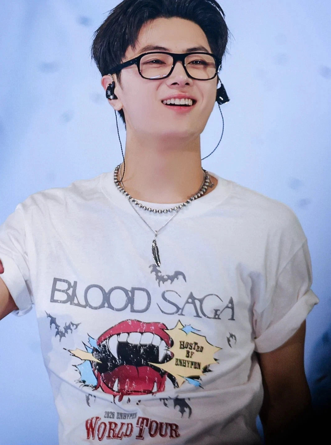 Enhypen World Tour 2026 T-Shirt, Blood Saga Merch reprint Tee