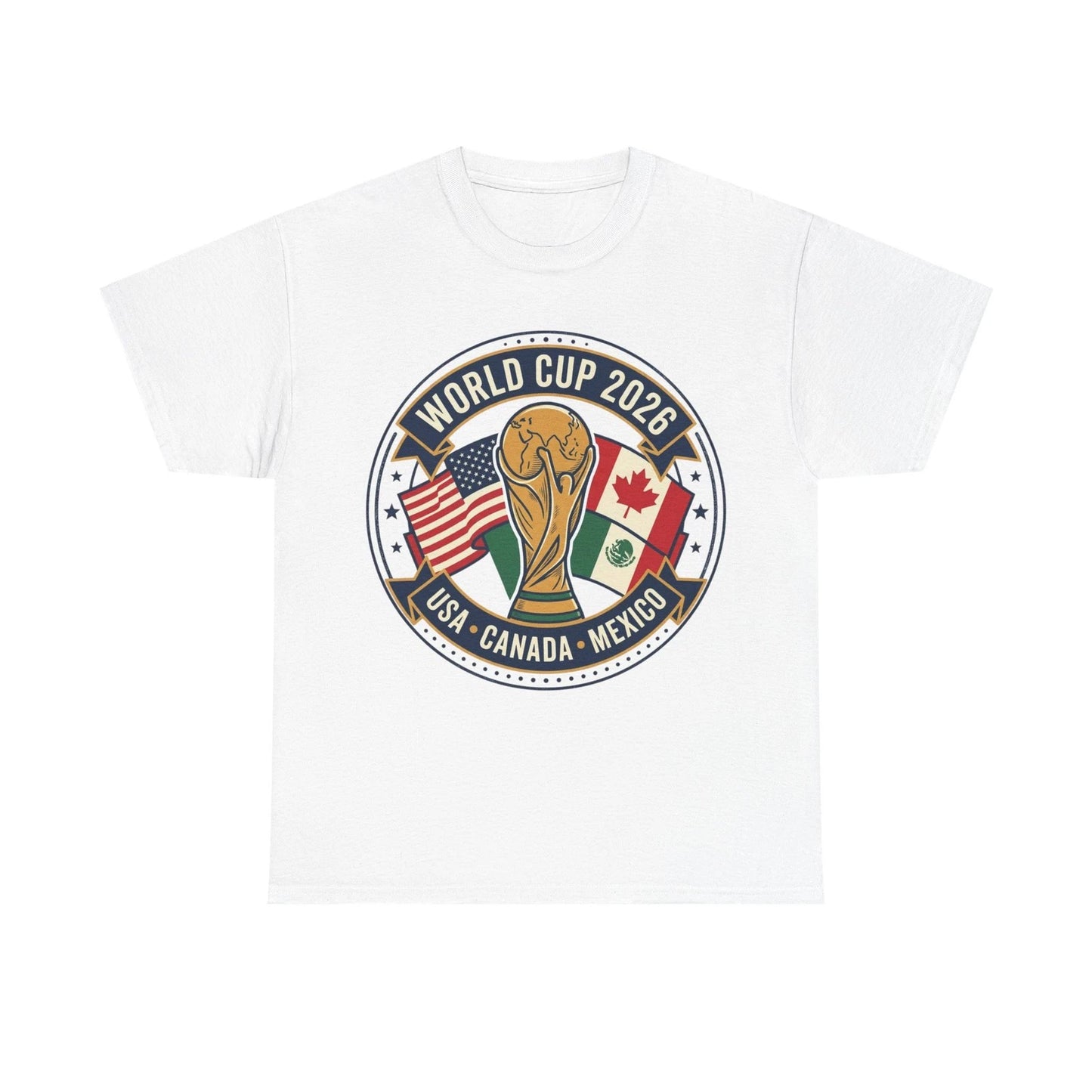 World Cup 2026 Crest T-Shirt | USA Canada Mexico Soccer Tournament| Soccer Lover