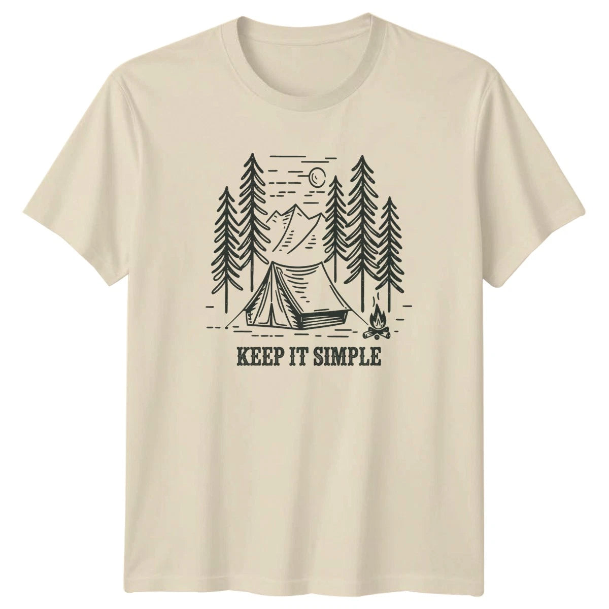 Keep It Simple T-Shirt Camping Outdoor Gift For Him And Her