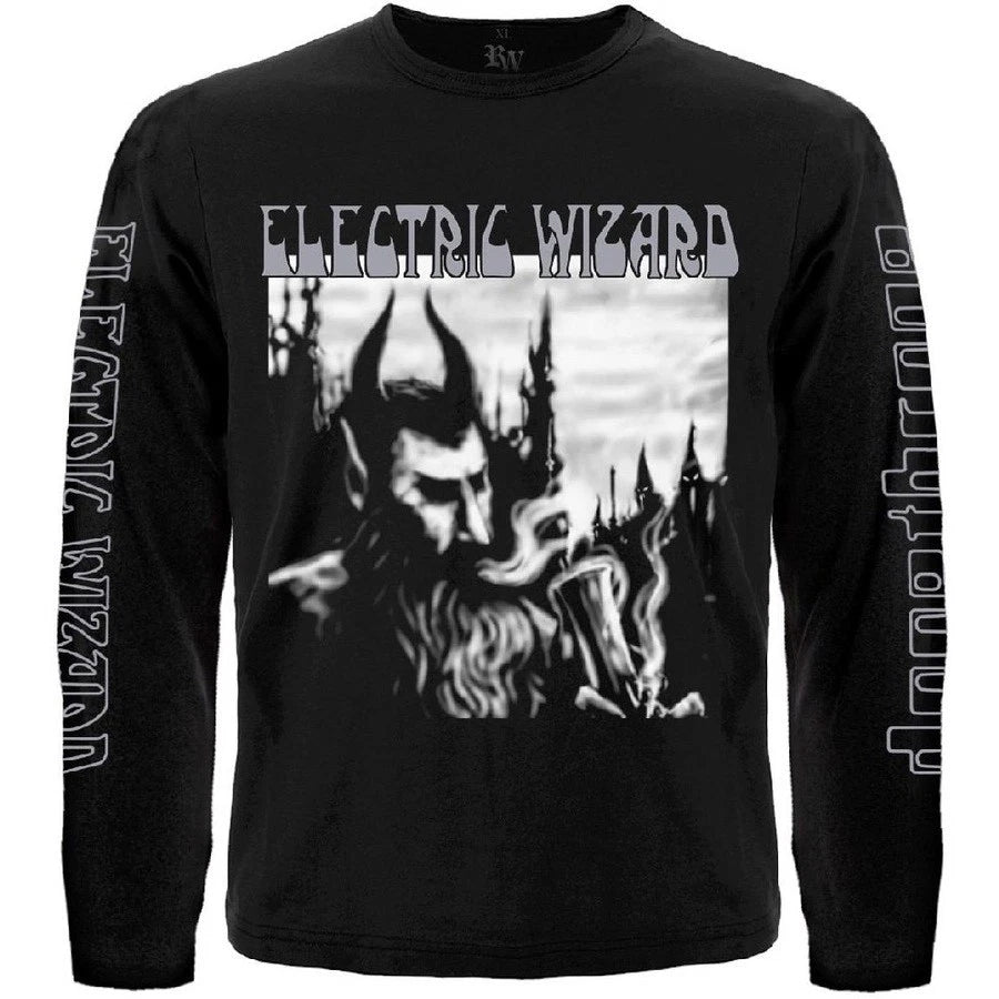 Electric Wizard "Dopethrone" Black T-Shirt Long sleeve Black sabbath