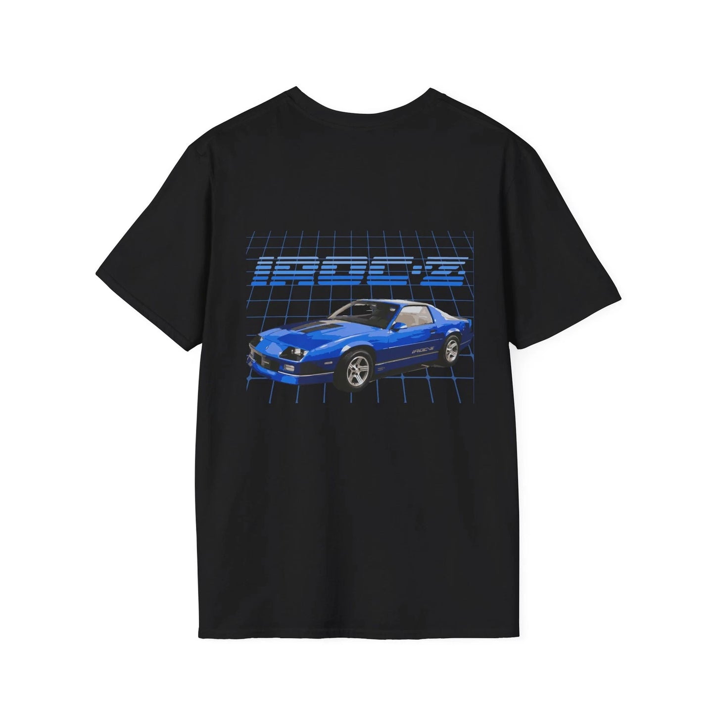 Blue IROC-Z Camaro T-Shirt | Vintage 1980s Sports Car Design
